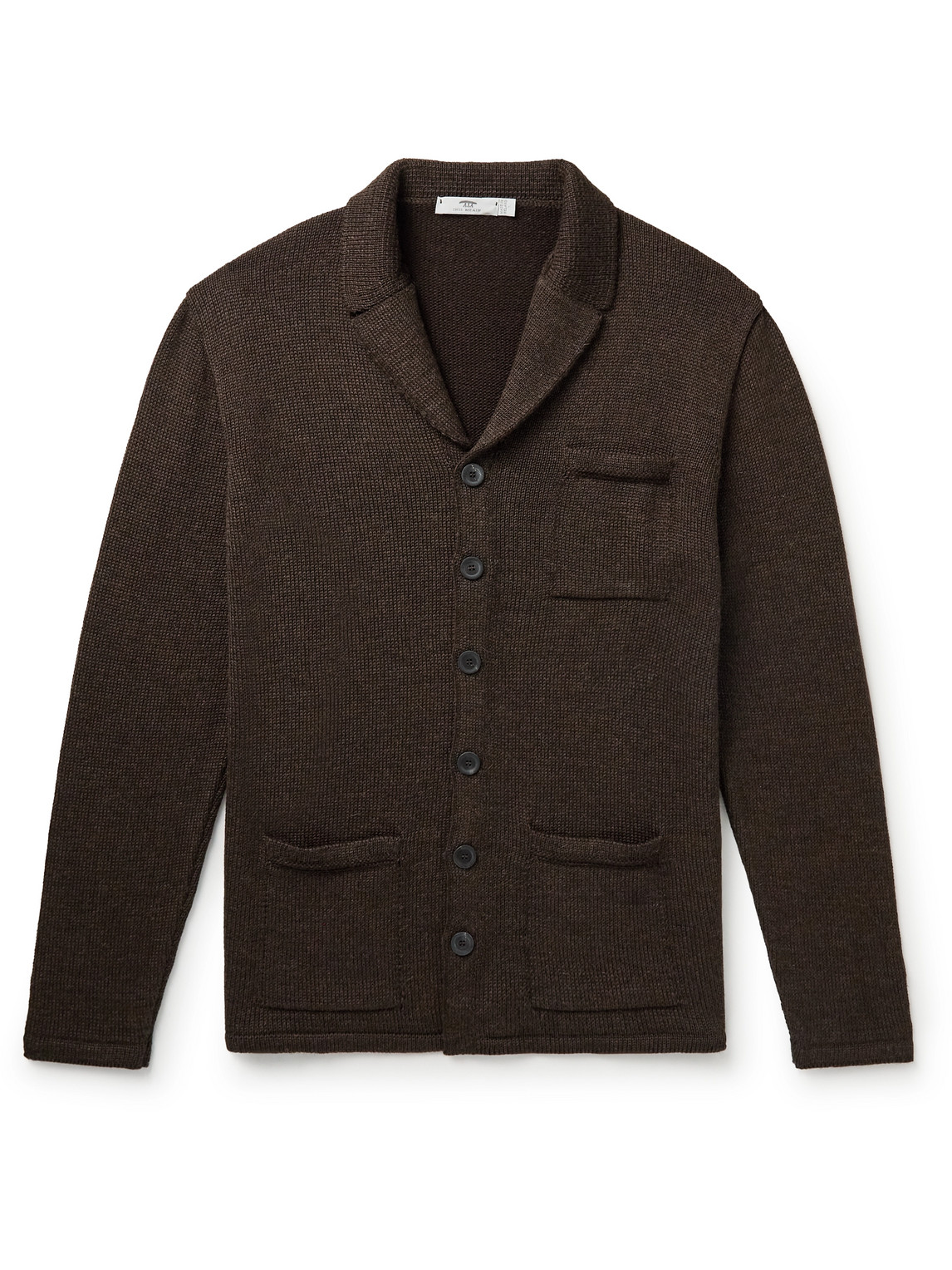 Inis Meáin Pub Jacket Alpaca, Merino Wool, Cashmere and Silk-Blend Cardigan
