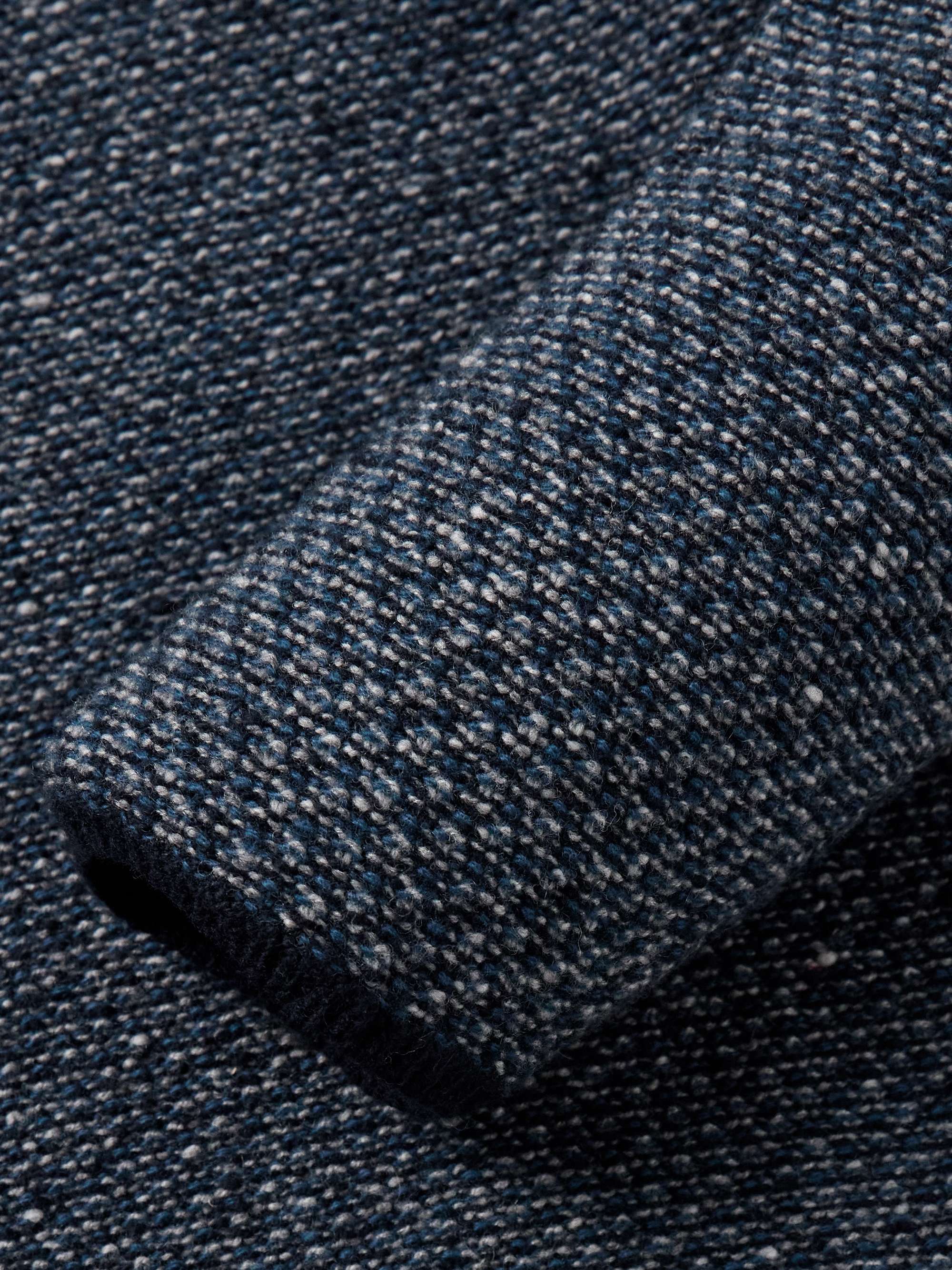 INIS MEÁIN Donegal Merino Wool and Cashmere-Blend Shirt Jacket