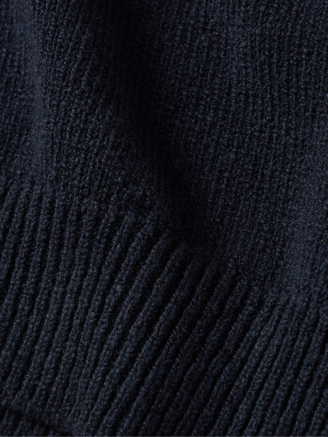 Shop Inis Meain Merino Wool And Cashmere-blend Sweater In Blue