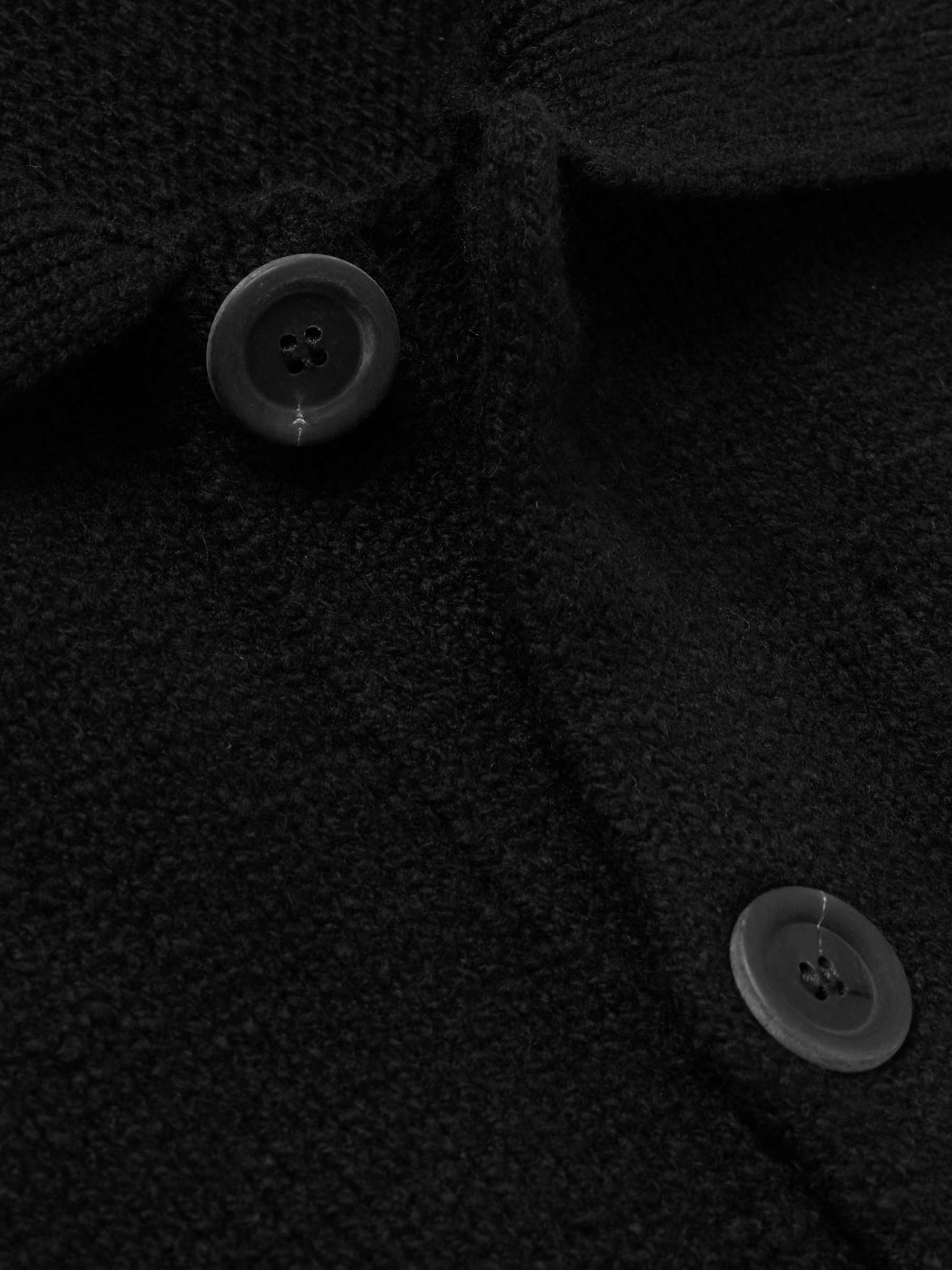 INIS MEÁIN Carpenter's Donegal Merino Wool and Cashmere-Blend Cardigan
