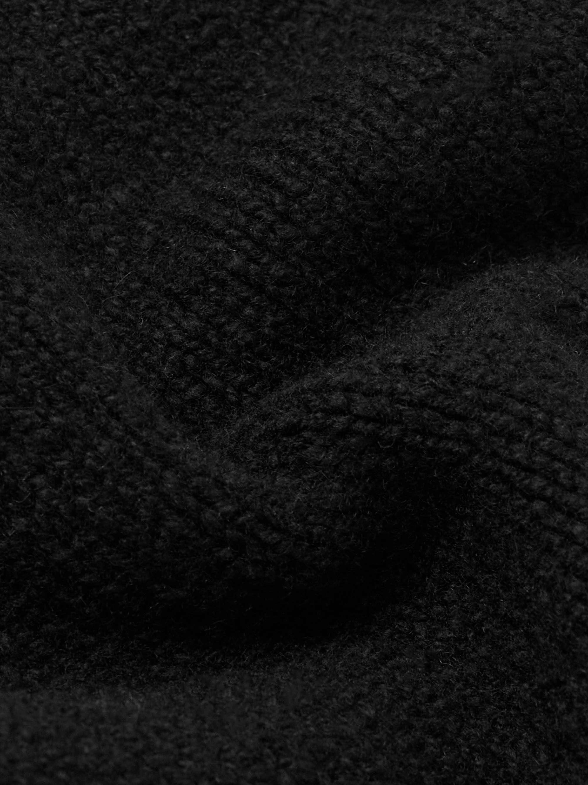 INIS MEÁIN Carpenter's Donegal Merino Wool and Cashmere-Blend Cardigan