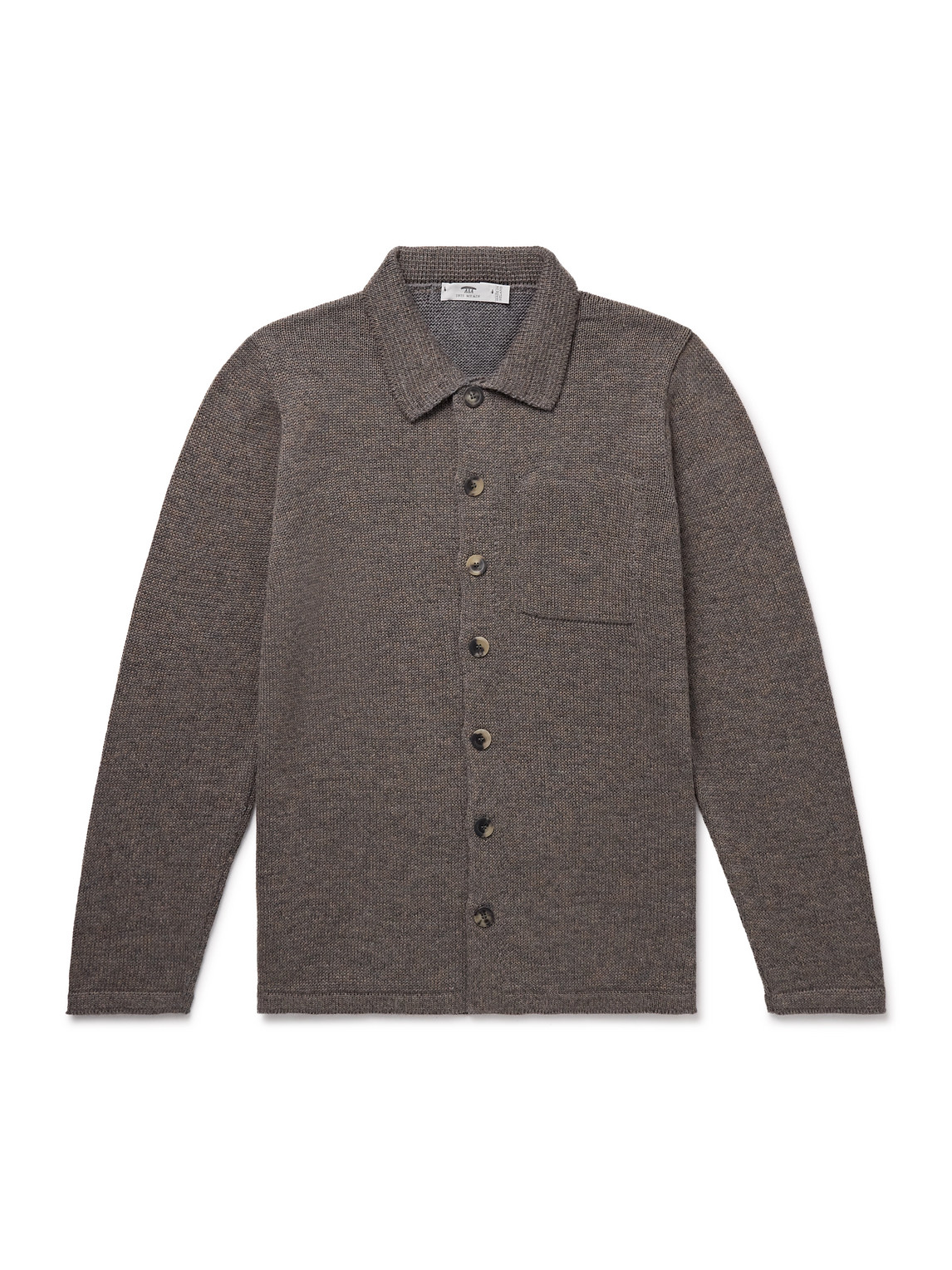 Inis Meáin Alpaca, Merino Wool, Cashmere and Silk-Blend Cardigan