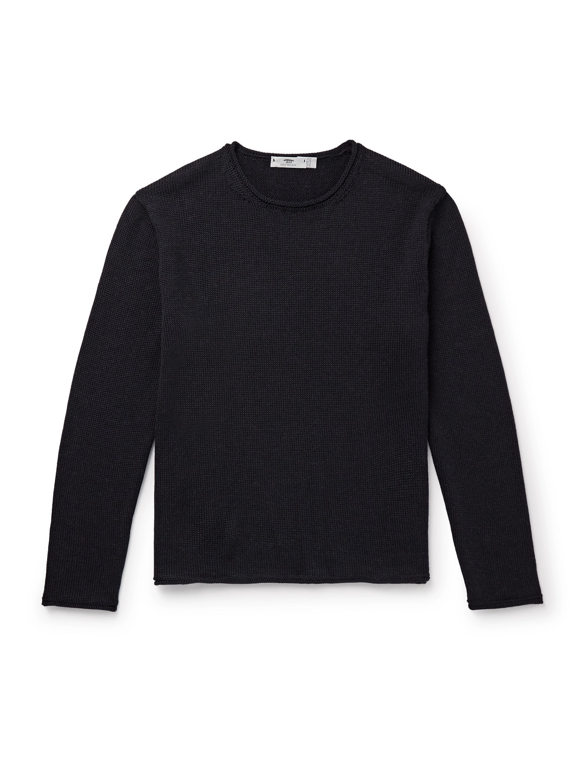 Inis Meain Baby Alpaca And Silk-blend Sweater In Black