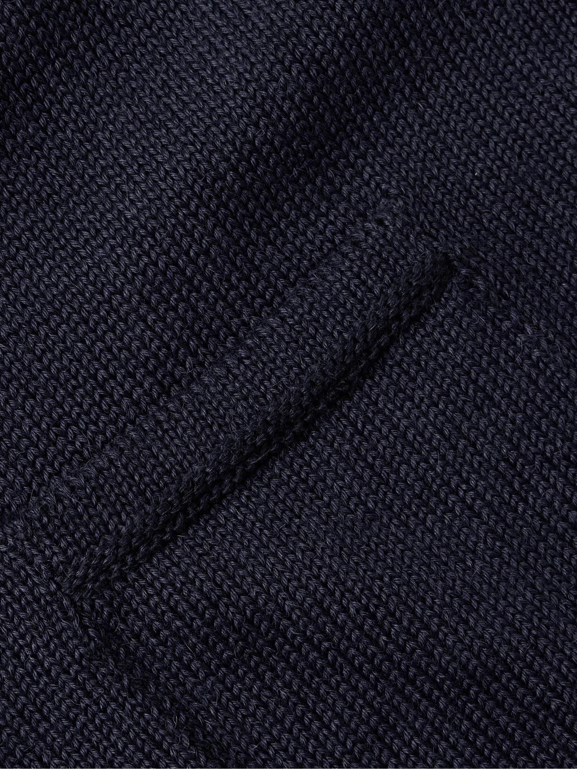 INIS MEÁIN Pub Merino Wool, Alpaca and Silk-Blend Jacket