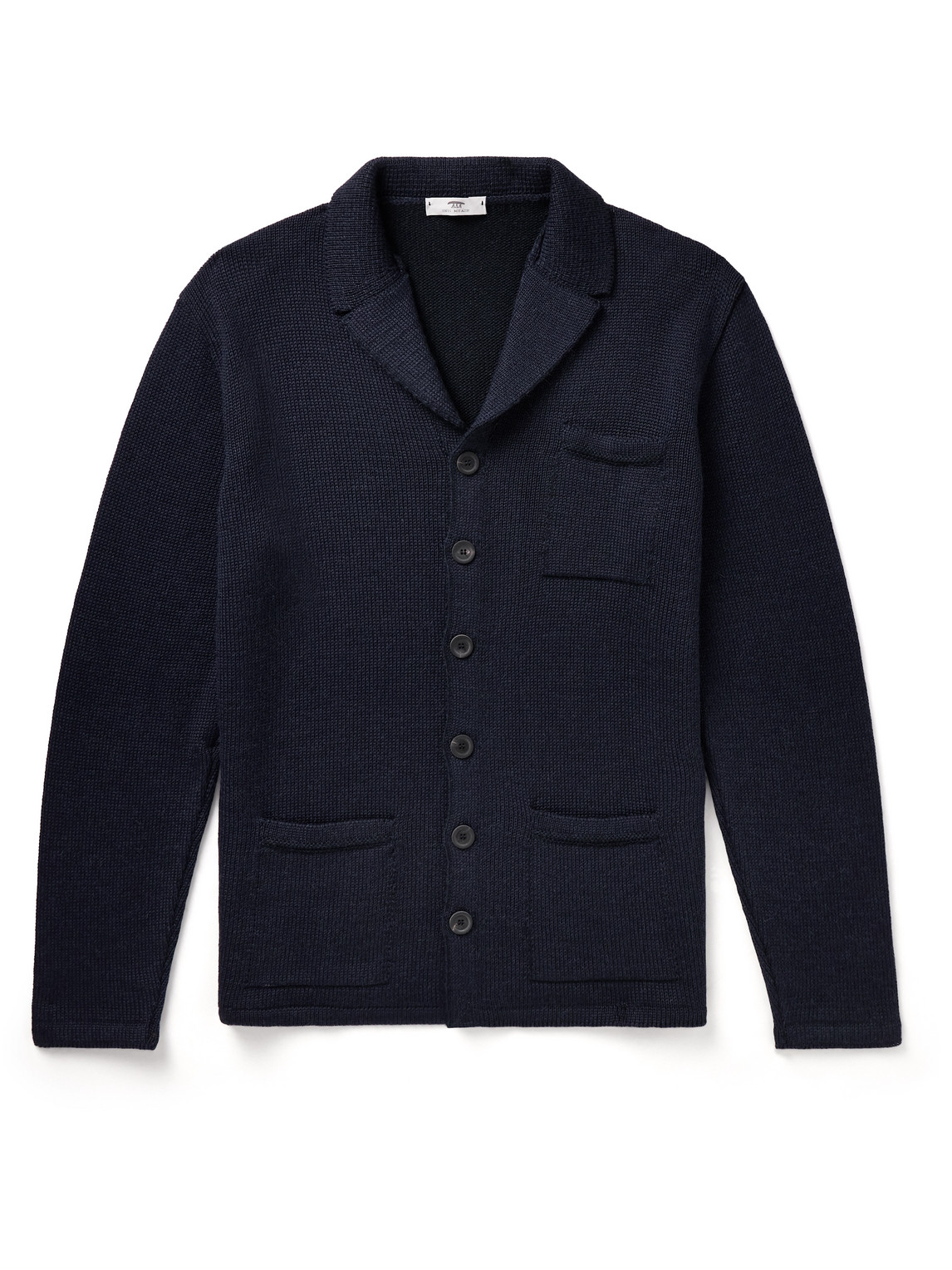 Inis Meáin Pub Jacket Alpaca, Merino Wool, Cashmere and Silk-Blend Cardigan