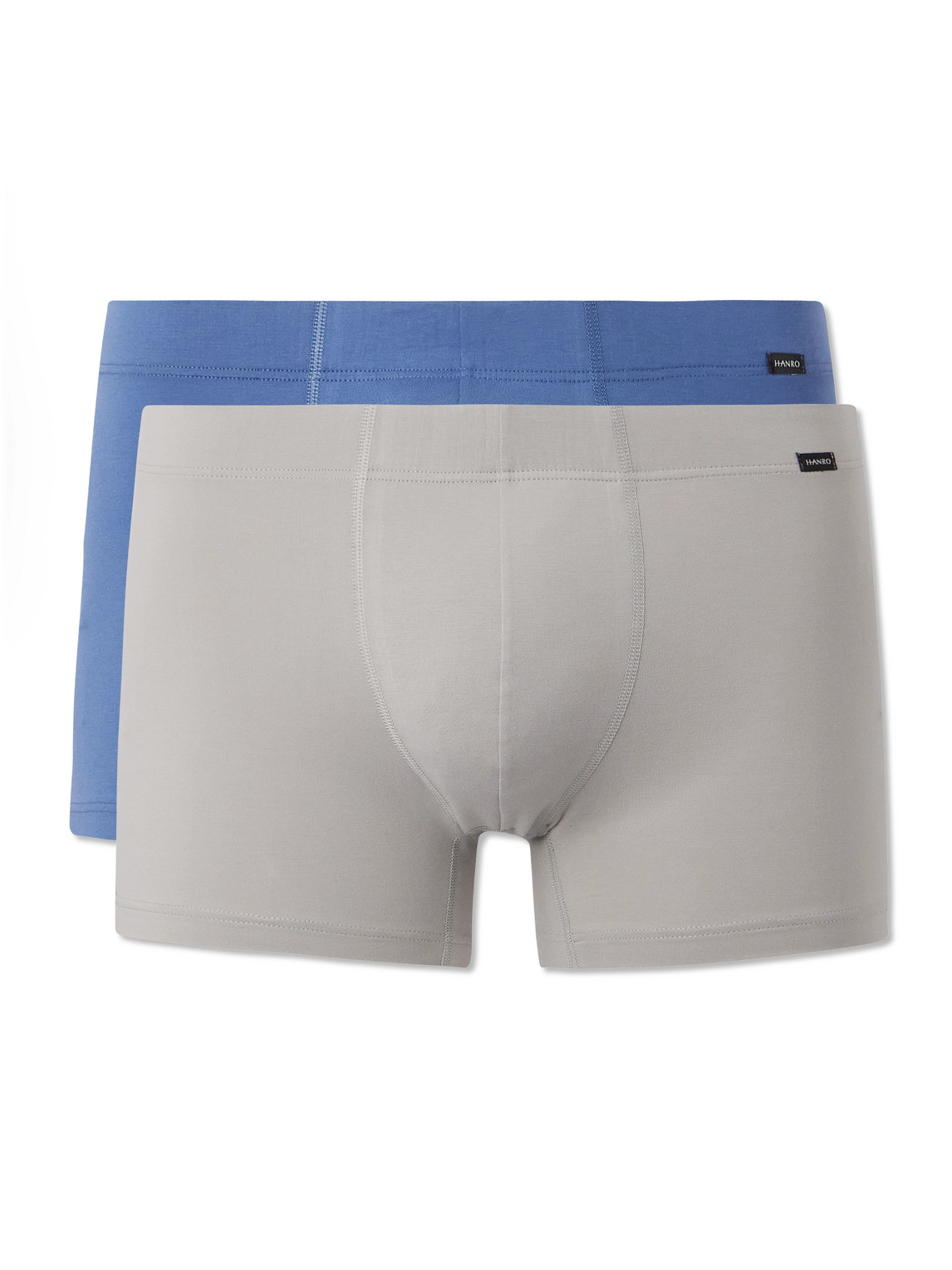 Essentials Two-Pack Stretch-Cotton Boxer Briefs