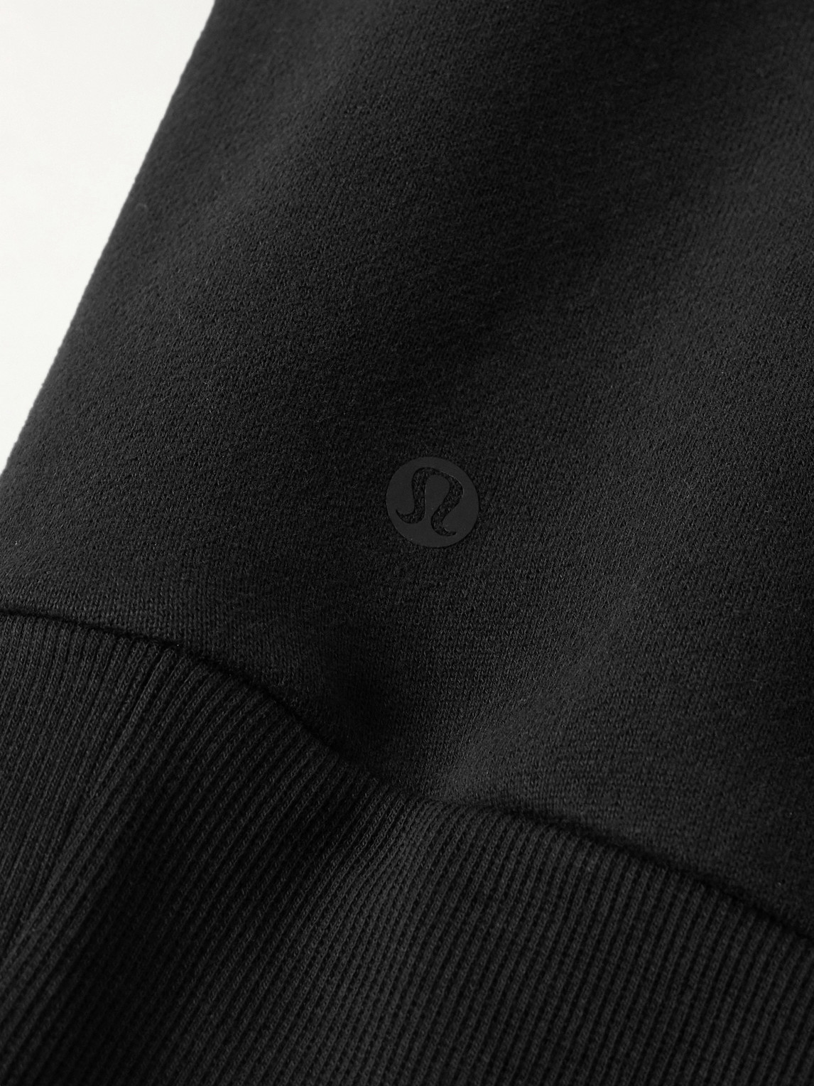Lululemon Steady State Cotton-blend Jersey Hoodie In Black