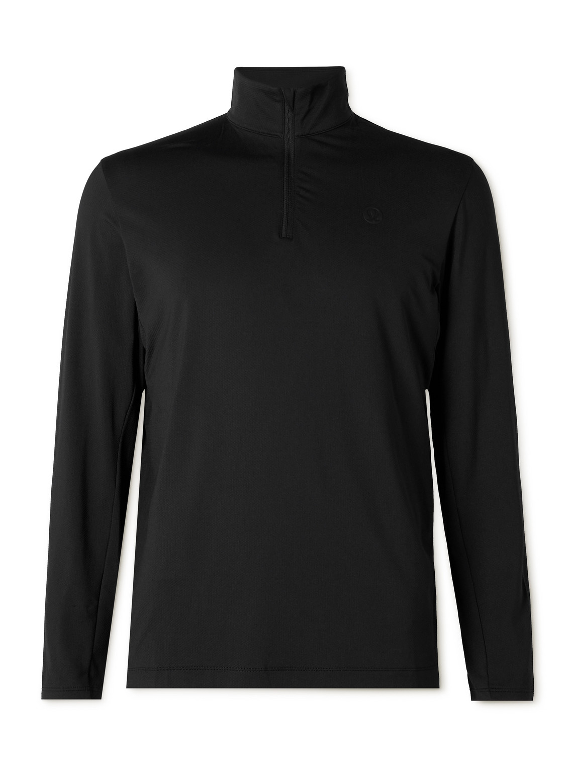 Lululemon Long-sleeve Golf Half Zip In Black