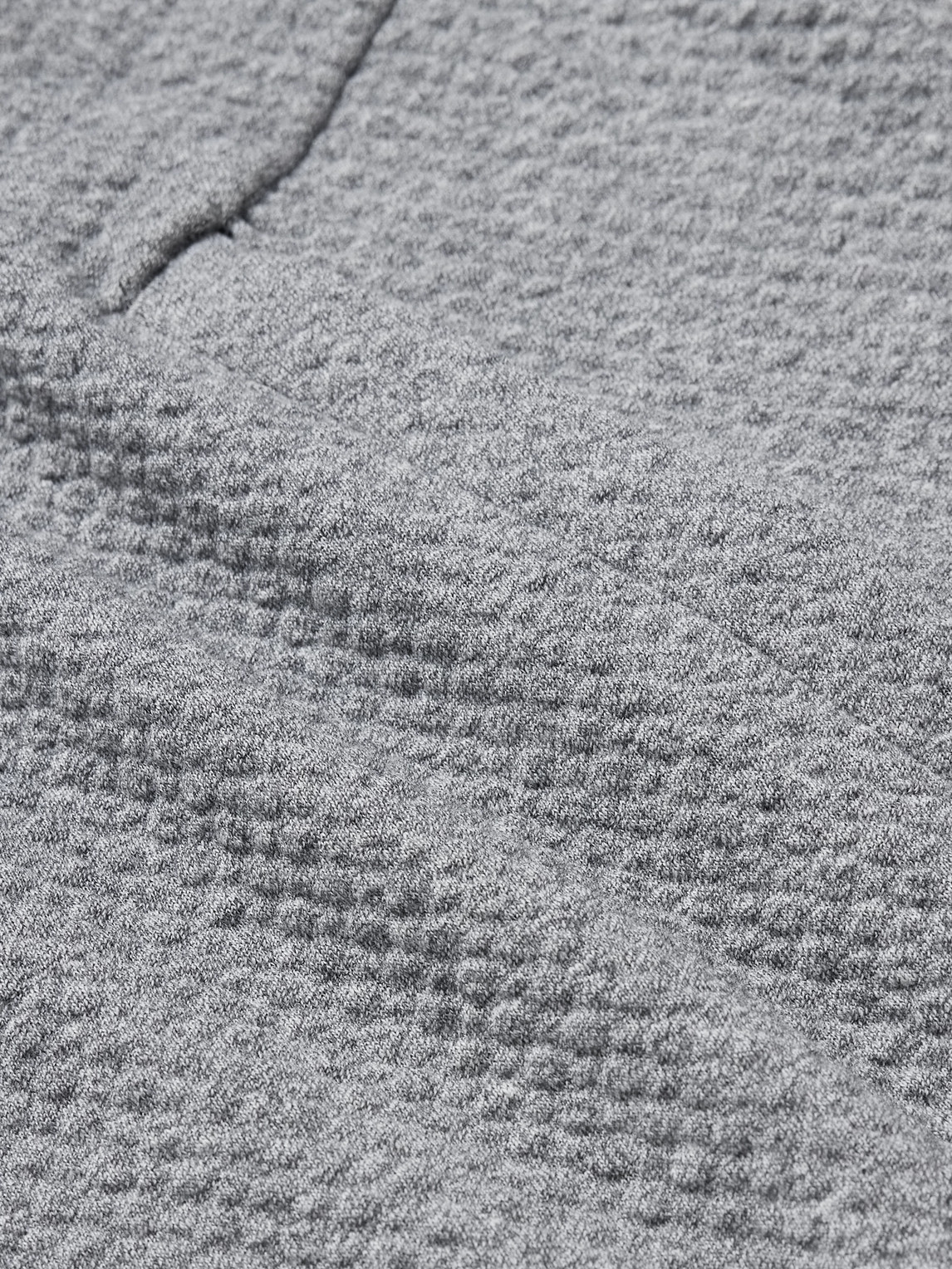 LULULEMON AT EASE DOUBLE-KNIT TEXTURED COTTON-BLEND HOODIE