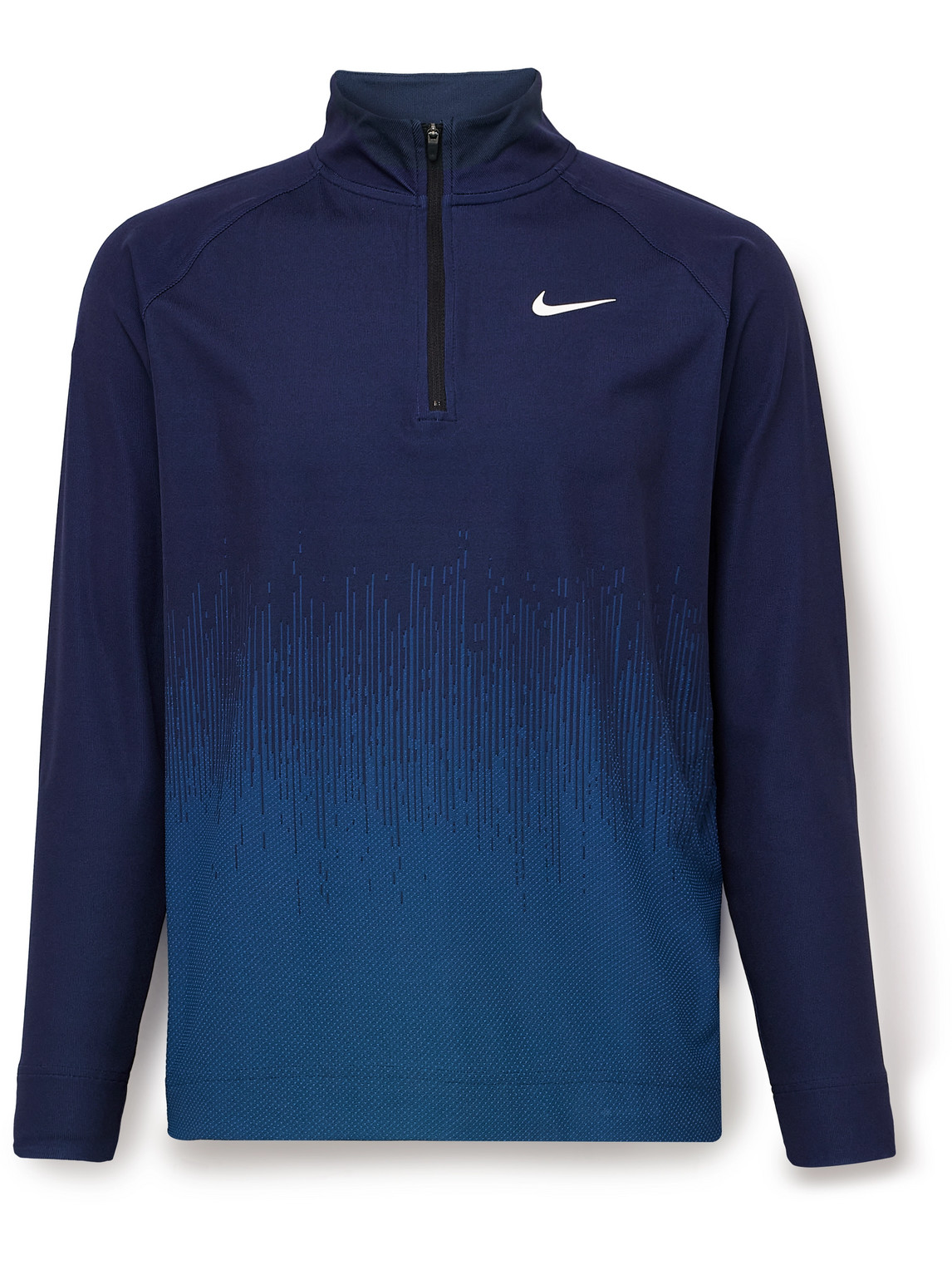 Nike Tour Dri-fit Adv Half-zip Golf Top In Blue