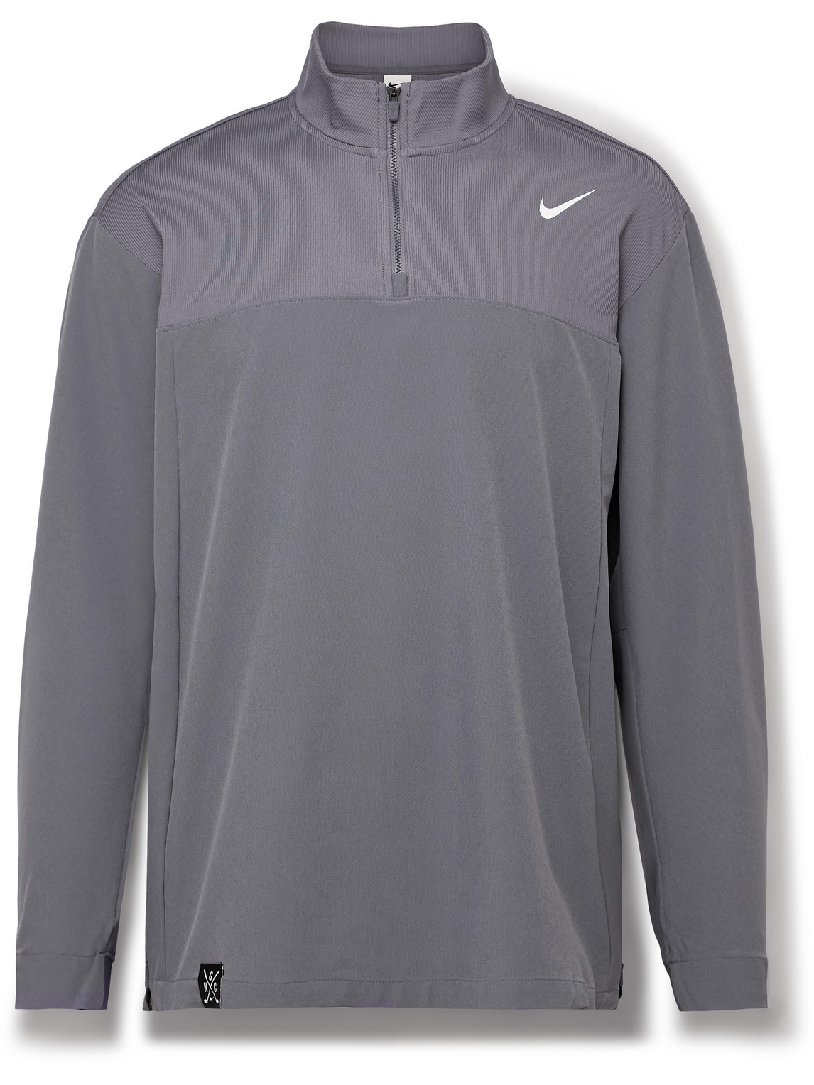 Nike Golf Club Logo-print Dri-fit Half-zip Golf Jacket In Gray
