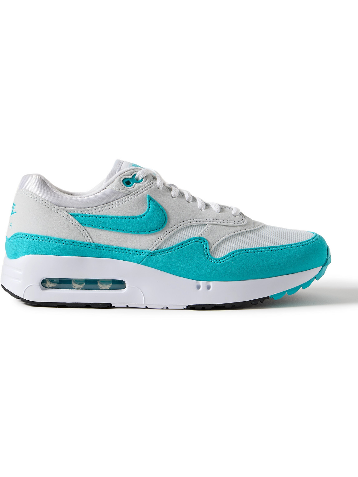 Shop Nike Air Max 1 '86 Og G Suede And Mesh Golf Sneakers In Blue