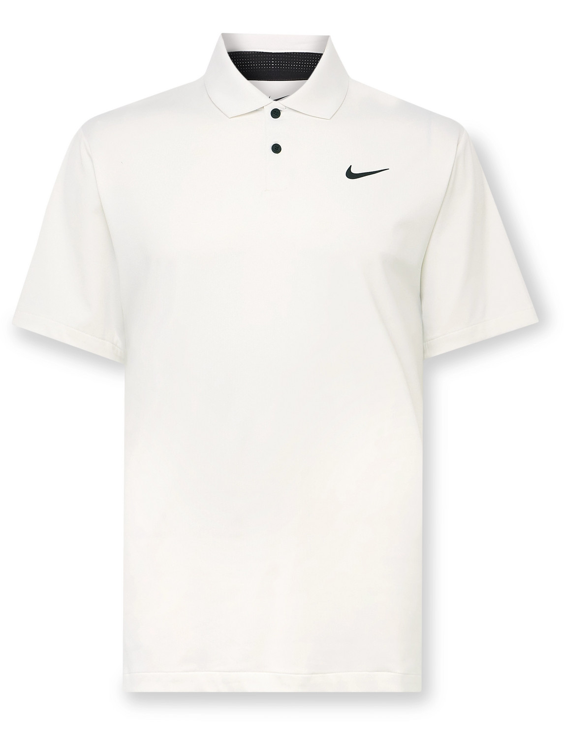 Nike Tour Logo-print Dri-fit Golf Polo Shirt In White