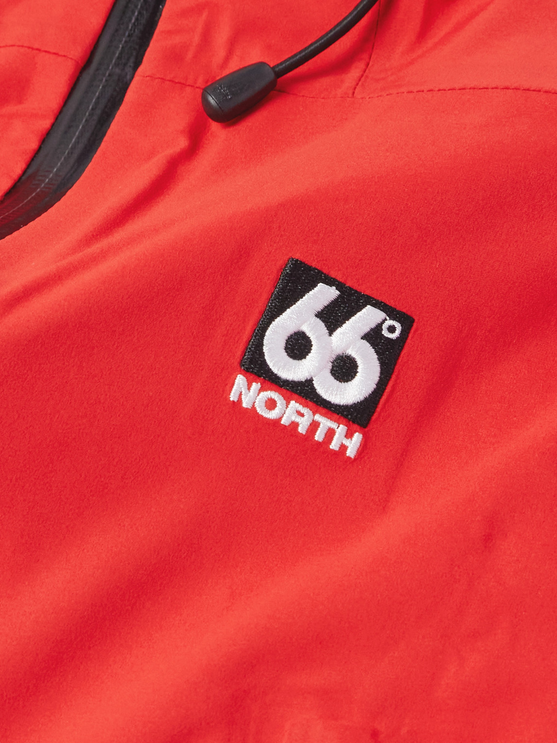 Shop 66 North Snaefell Polartec® Neoshell® Hooded Jacket In Red