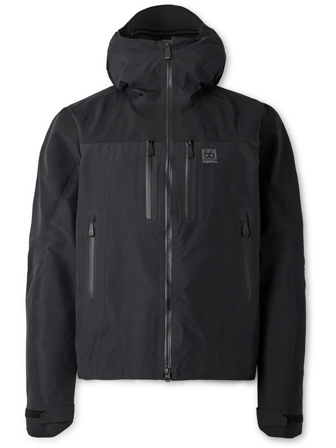 66 North Hornstrandir Gore-tex® Pro 3l Hooded Ski Jacket In Black
