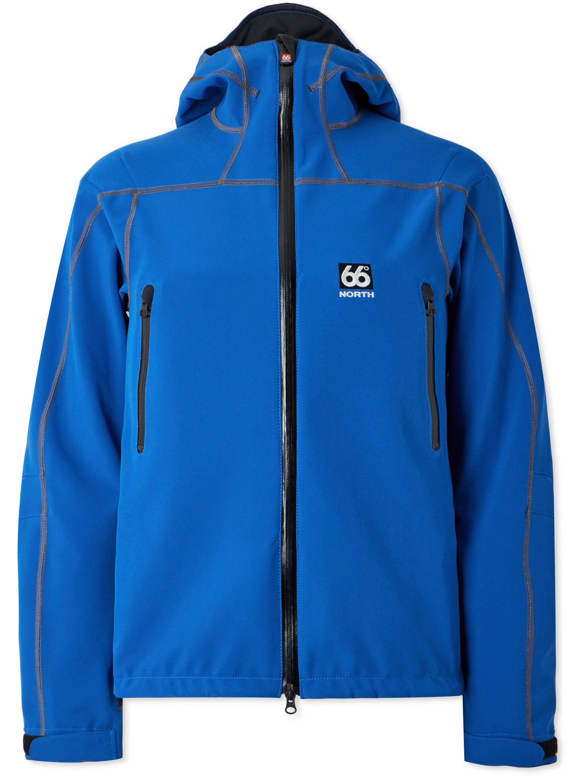 66 NORTH VATNAJÖKULL LOGO-EMBROIDERED POLARTEC® POWER SHIELD® PRO HOODED JACKET