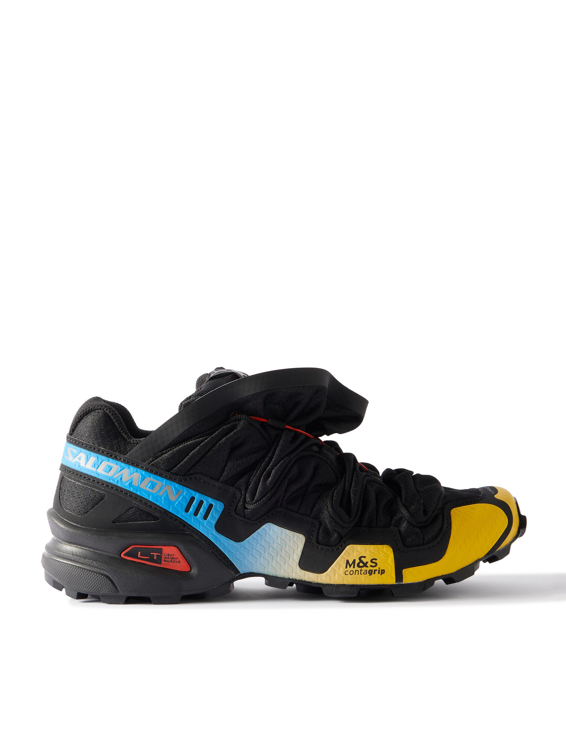 Salomon Y/project Speedcross 3 Sneakers Black / Lemon / Transcend Blue In Black