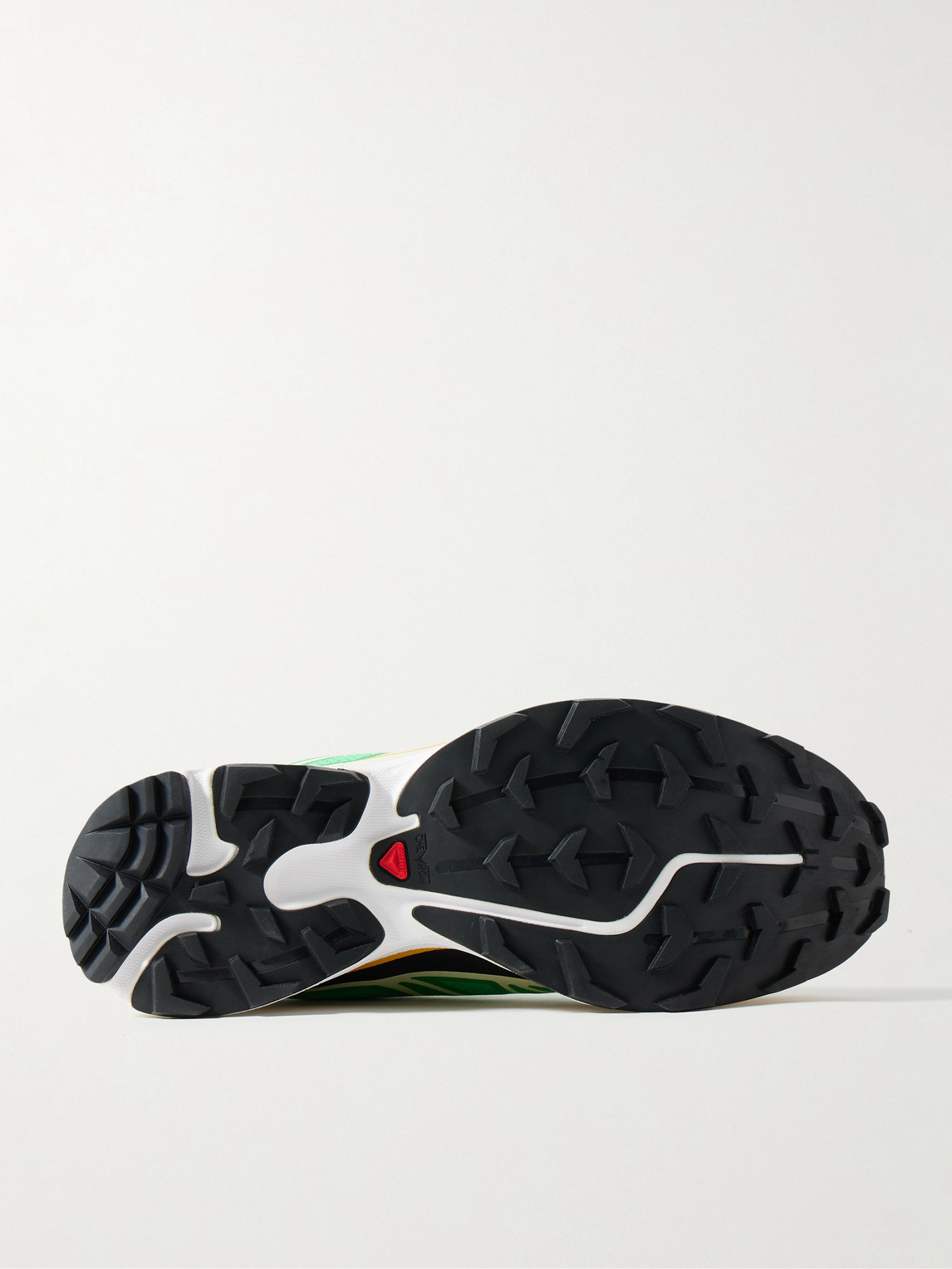 Shop Salomon Xt-6 Mesh And Rubber Sneakers In Green