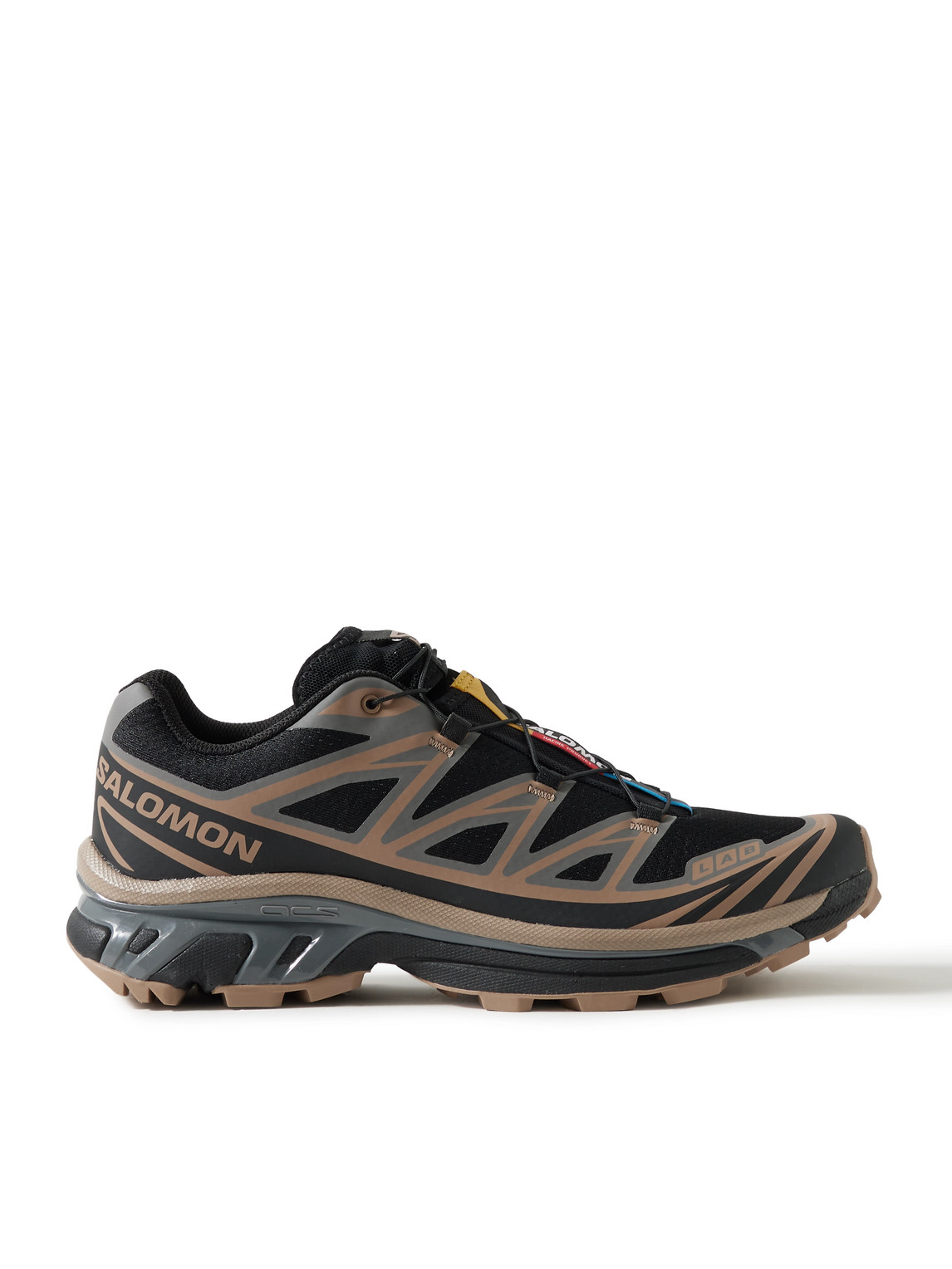 Salomon Mesh Upper Rubber Sole Sneakers Slip-on In Multi