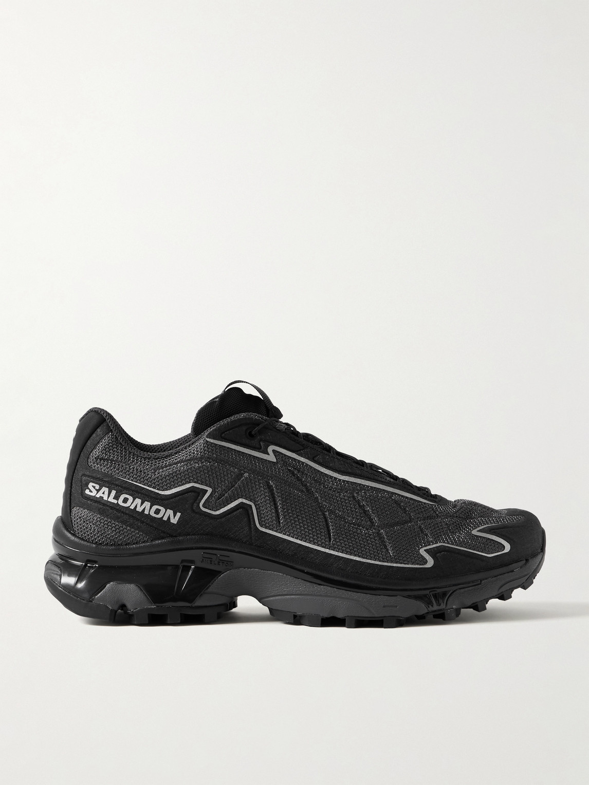 XT-SLATE Rubber-Trimmed Mesh Sneakers