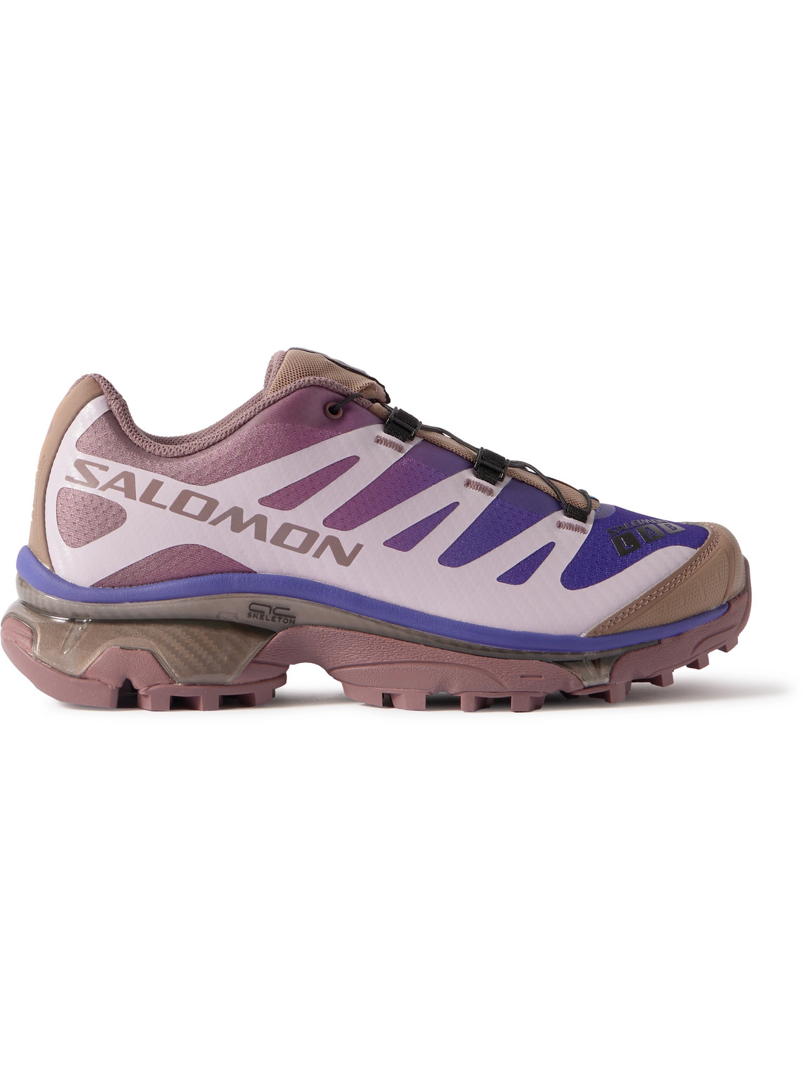 Salomon Xt-4 Og Rubber-trimmed Mesh Sneakers In Purple