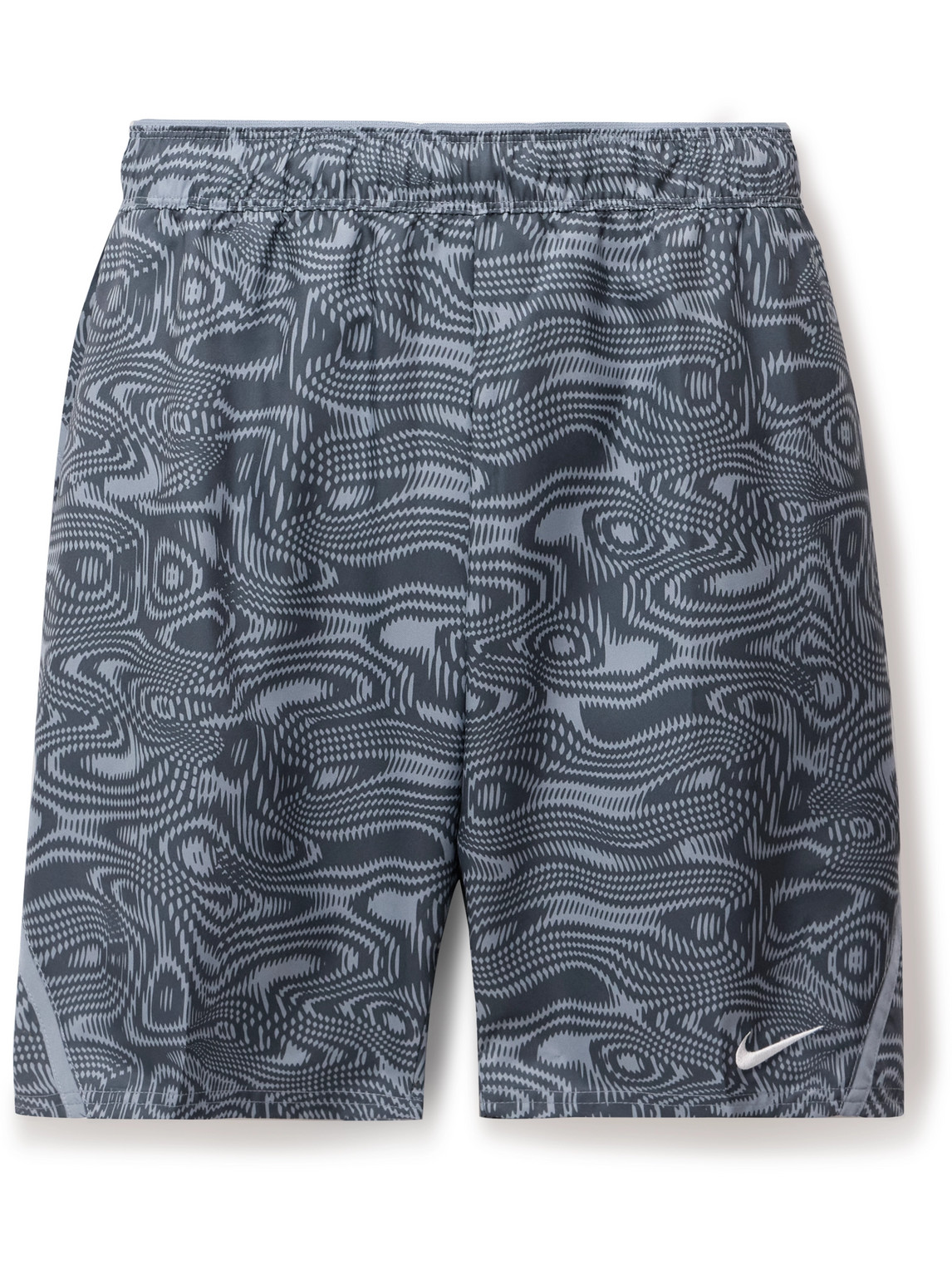 NikeCourt Victory Straight-Leg Logo-Embroidered Printed Dri-FIT Tennis Shorts