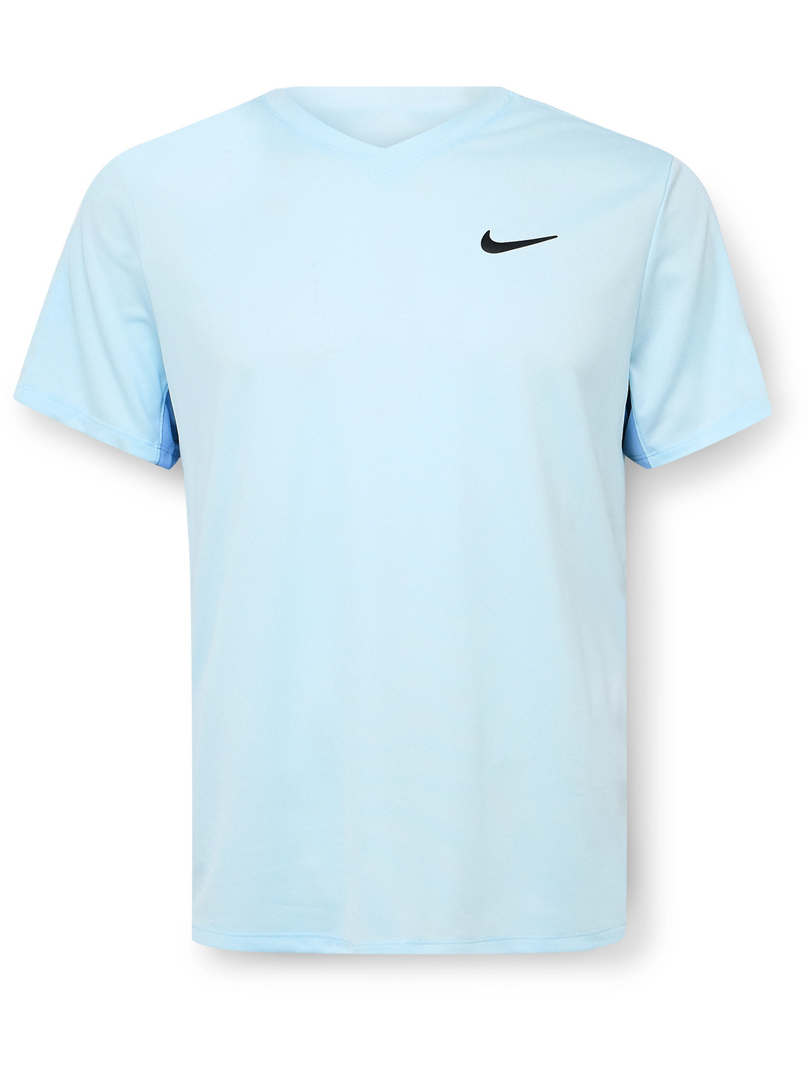 Nike Court Victory Logo-print Dri-fit Tennis T-shirt In Blue