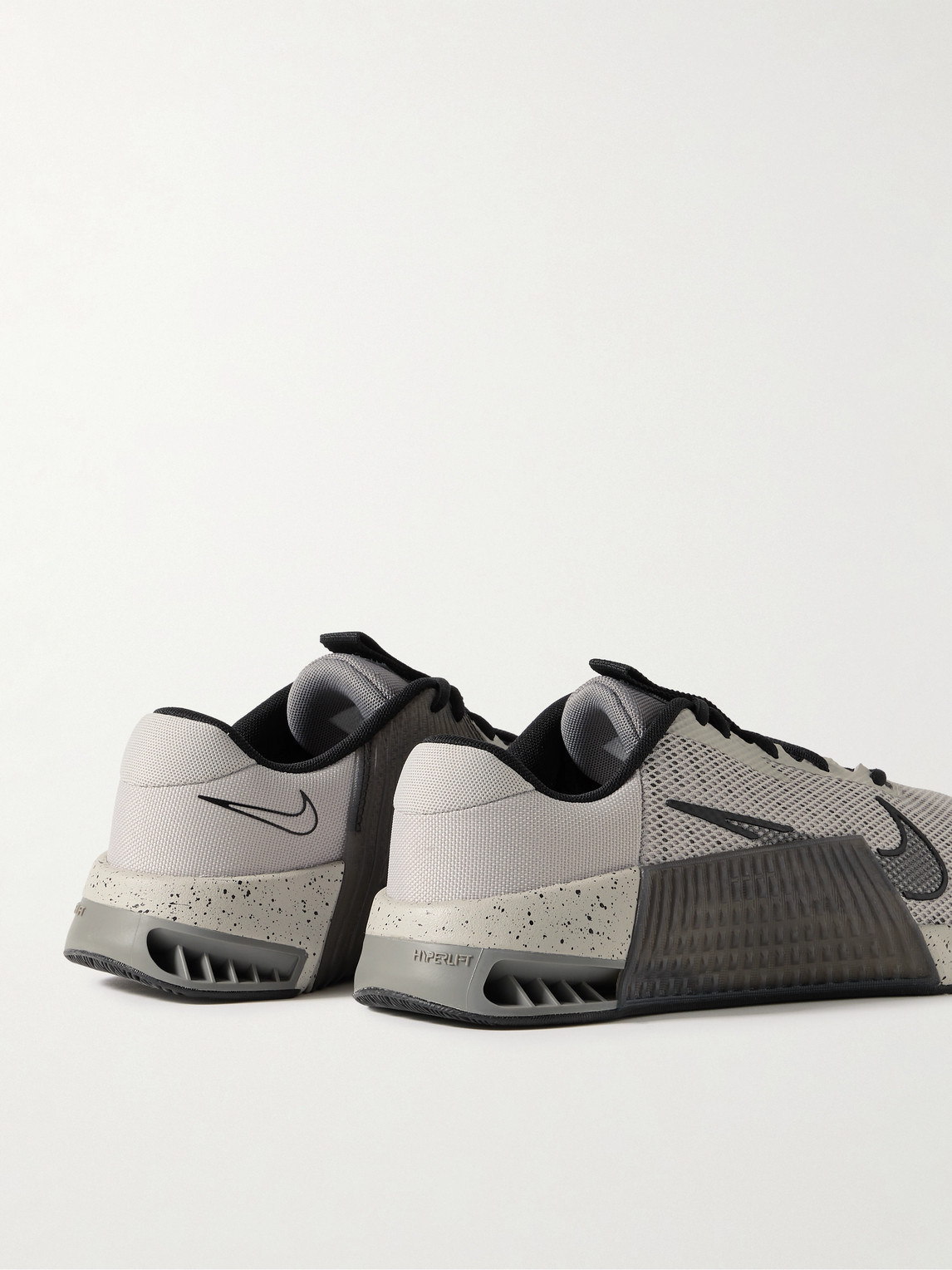 Shop Nike Metcon 9 Rubber-trimmed Mesh Sneakers In Gray