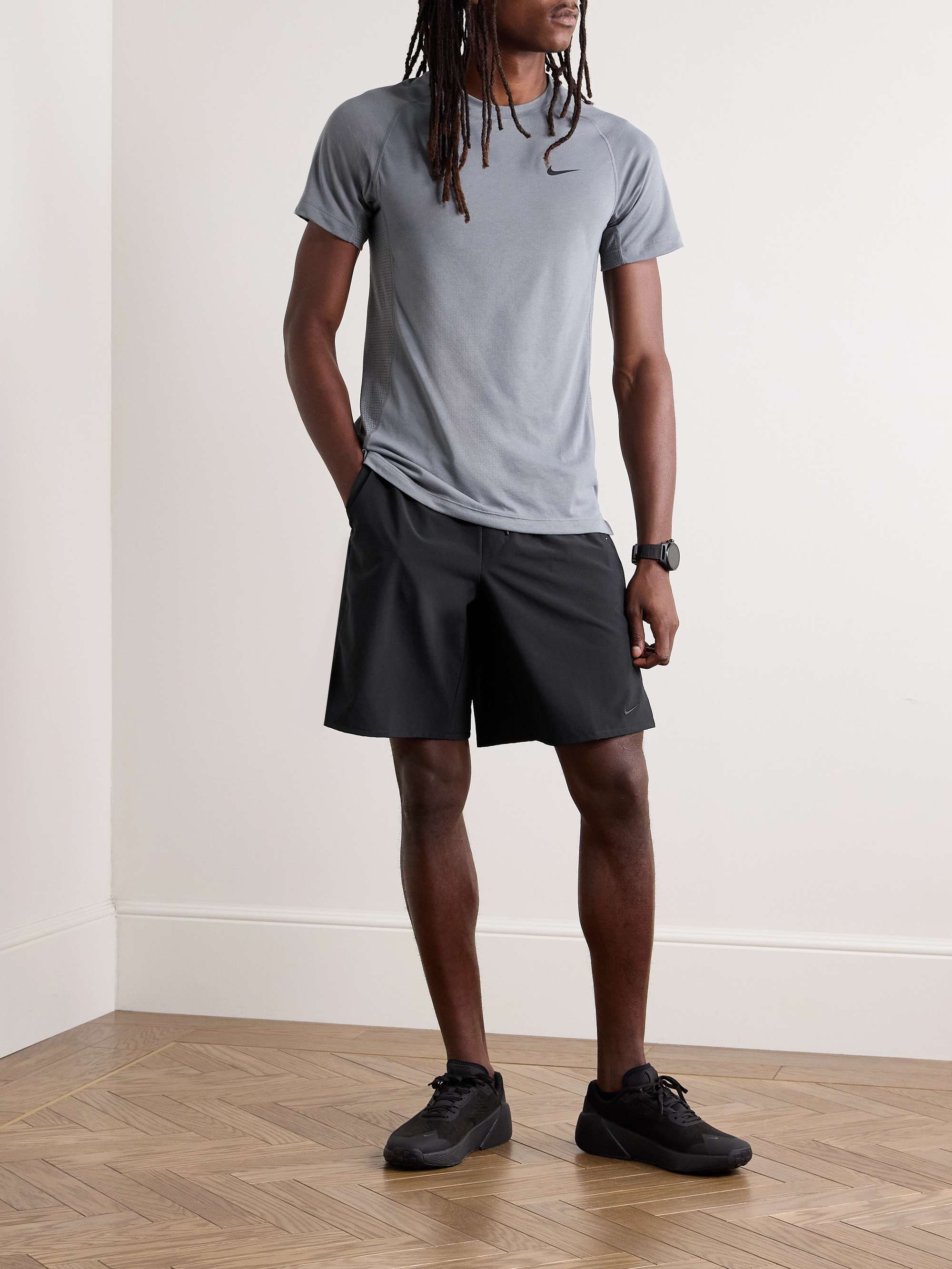 Black Unlimited Straight Leg Dri FIT Drawstring Shorts NIKE TRAINING MR PORTER