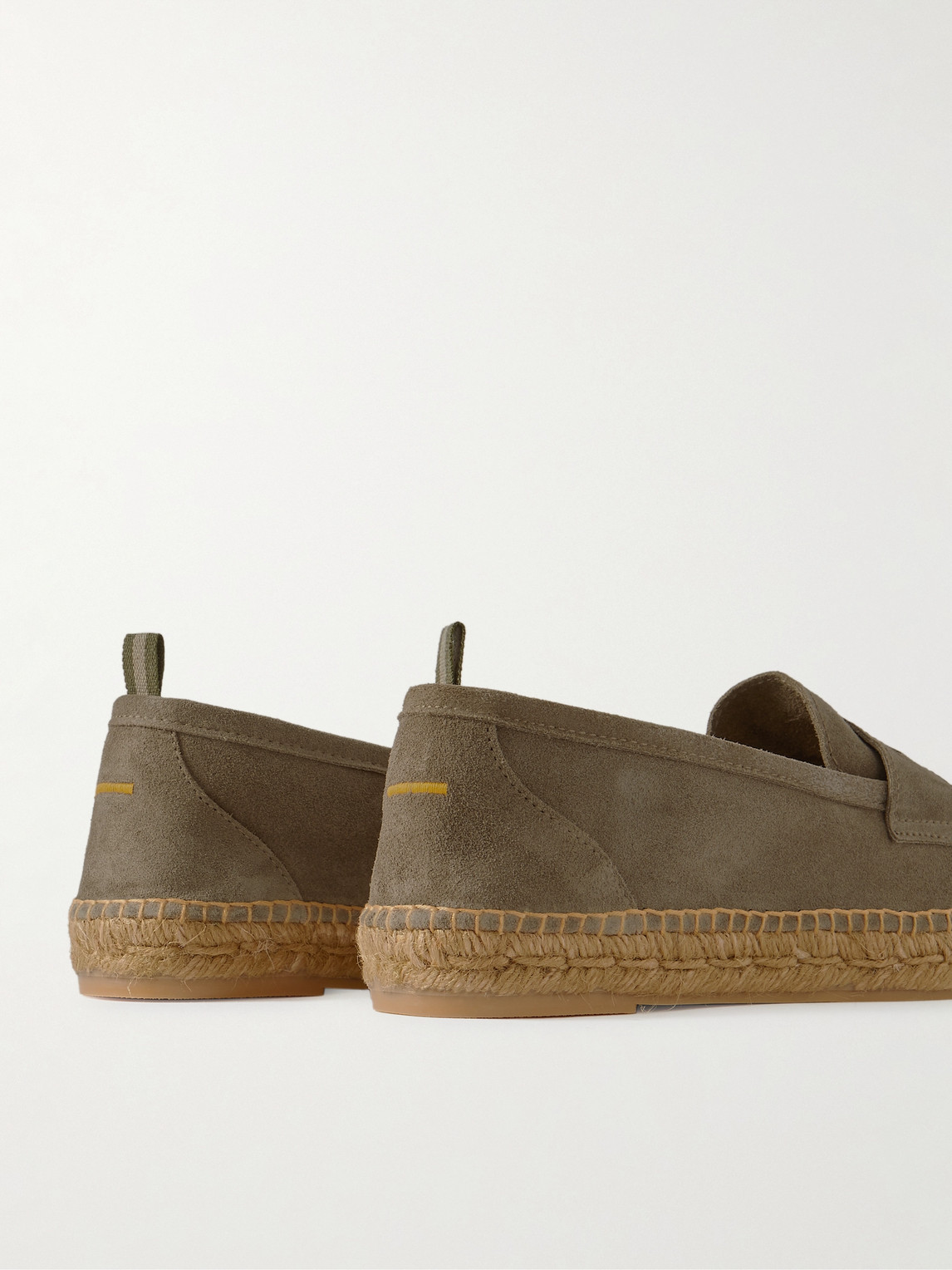 Shop Castaã±er Pablo Suede Espadrilles In Brown