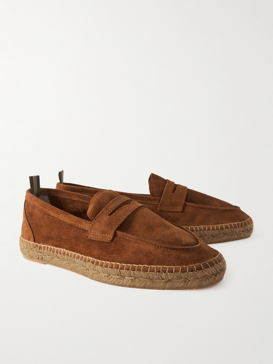 Shop Castaã±er Nacho Suede Espadrilles In Brown