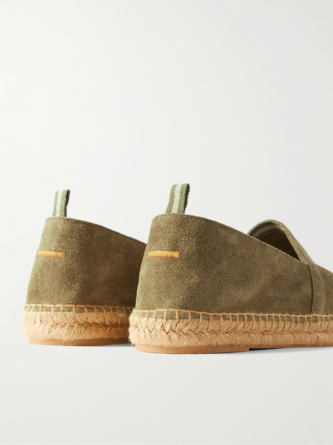 Castaã±er Pablo Suede Espadrilles In Green