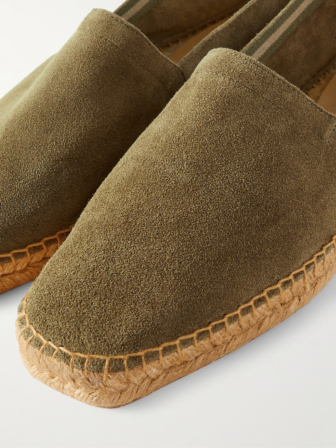 Castaã±er Pablo Suede Espadrilles In Green