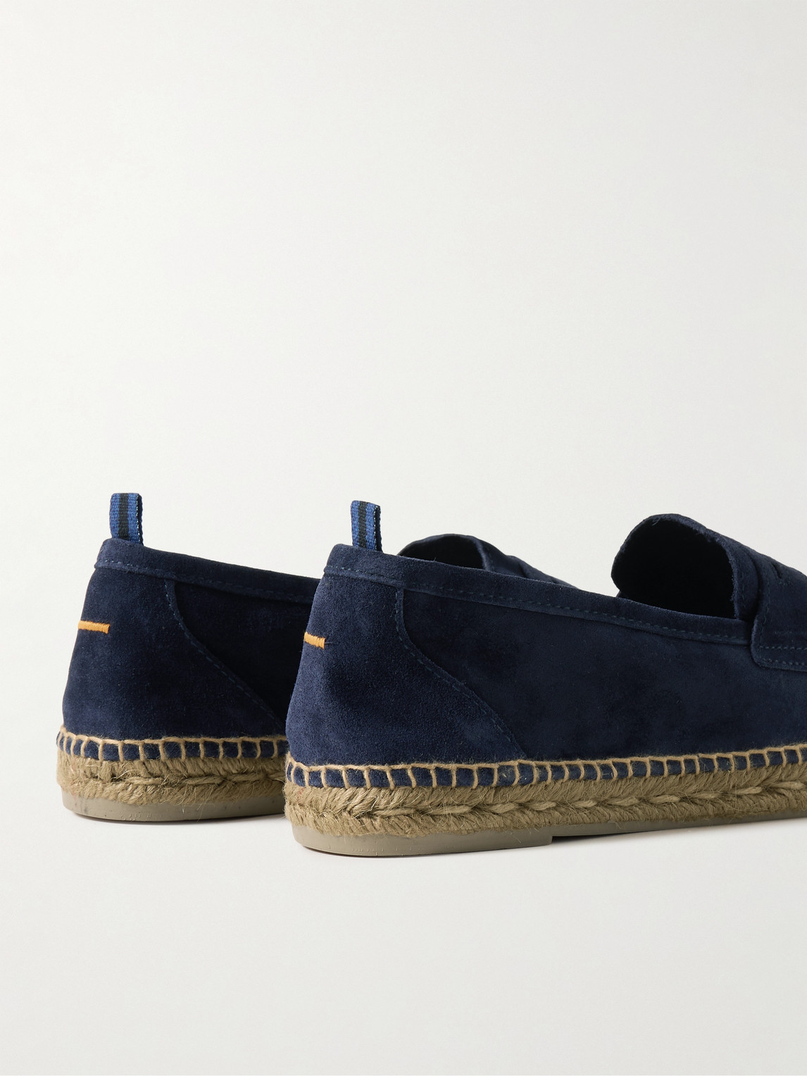 Shop Castaã±er Nacho Suede Espadrilles In Blue