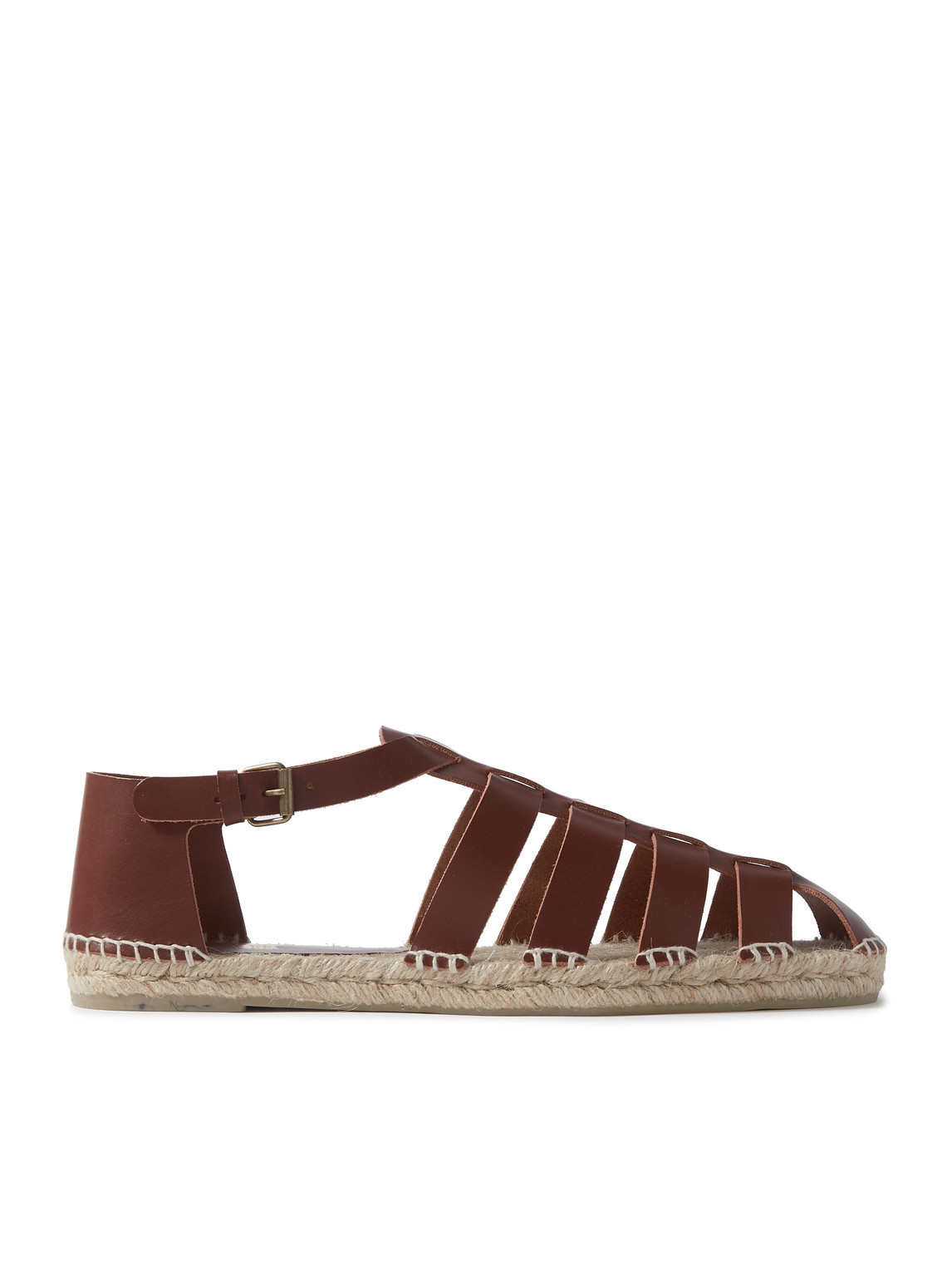 Castañer - Ancient Greek Sandals Samos Leather Sandals - Men - Brown - EU 45