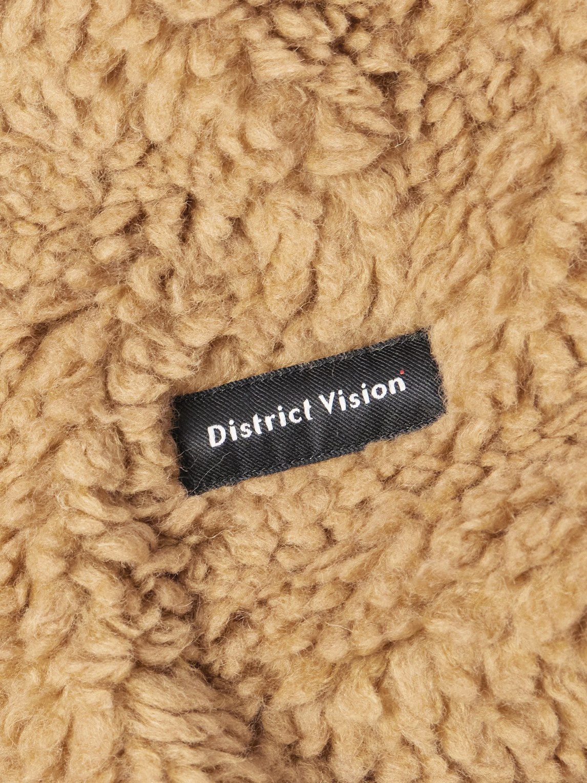 Shop District Vision Doug Fleece Half-zip Sweatshirt In Brown