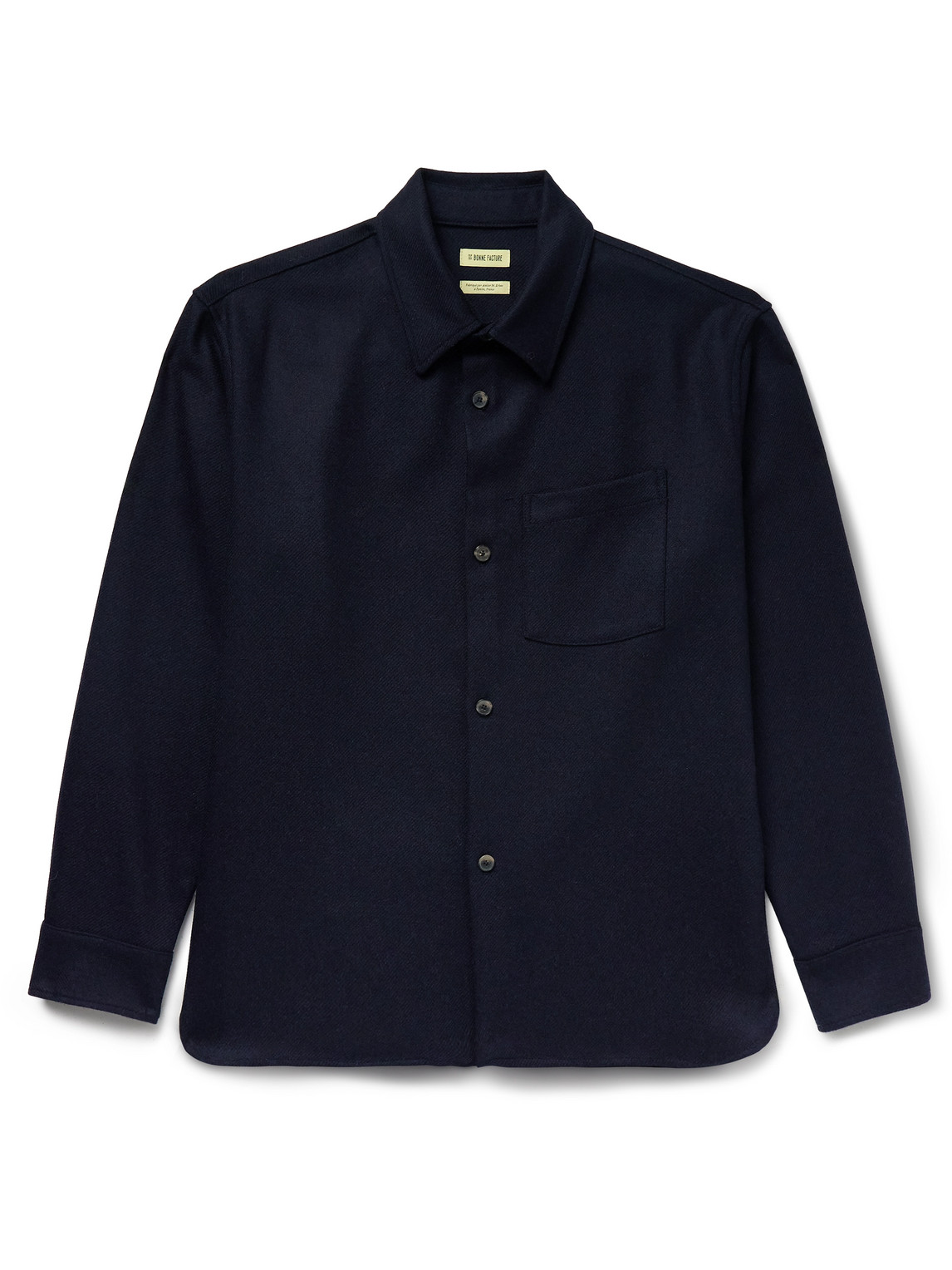Wool-Twill Overshirt
