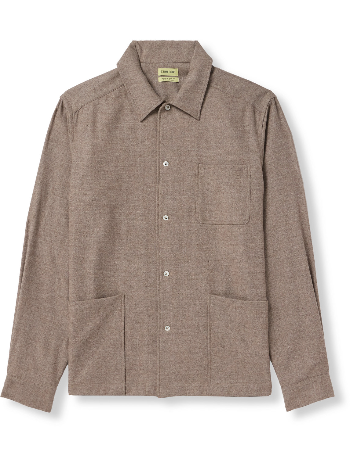 Wool-Flannel Overshirt