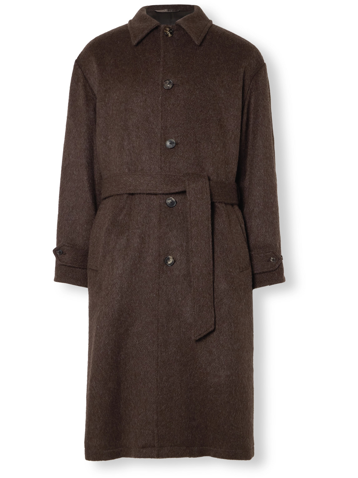 【クリーニング済み】DE BONNE FACTURE ウールコート De Bonne Facture - Brushed Wool Coat - Curated Menswear