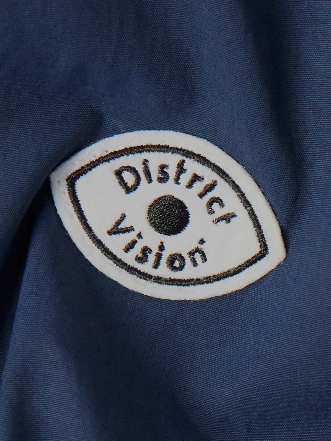 Shop District Vision Nylon Track Jacket In Blue