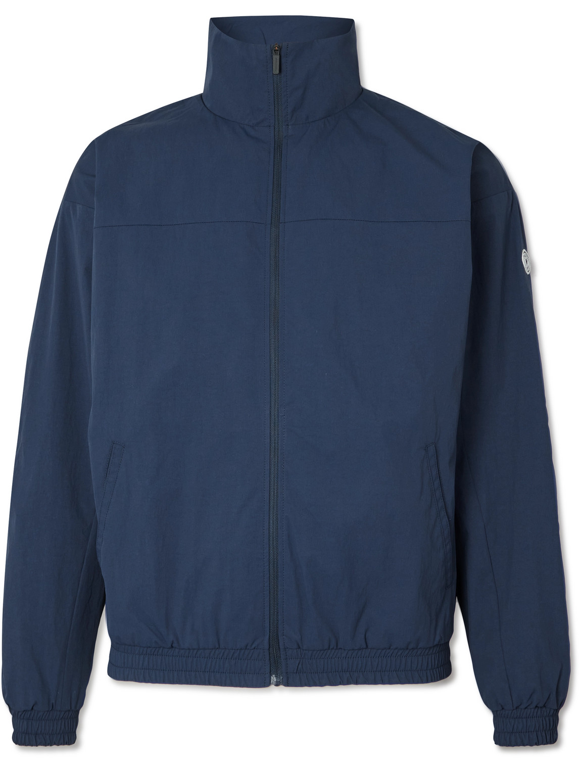 Shop District Vision Nylon Track Jacket In Blue