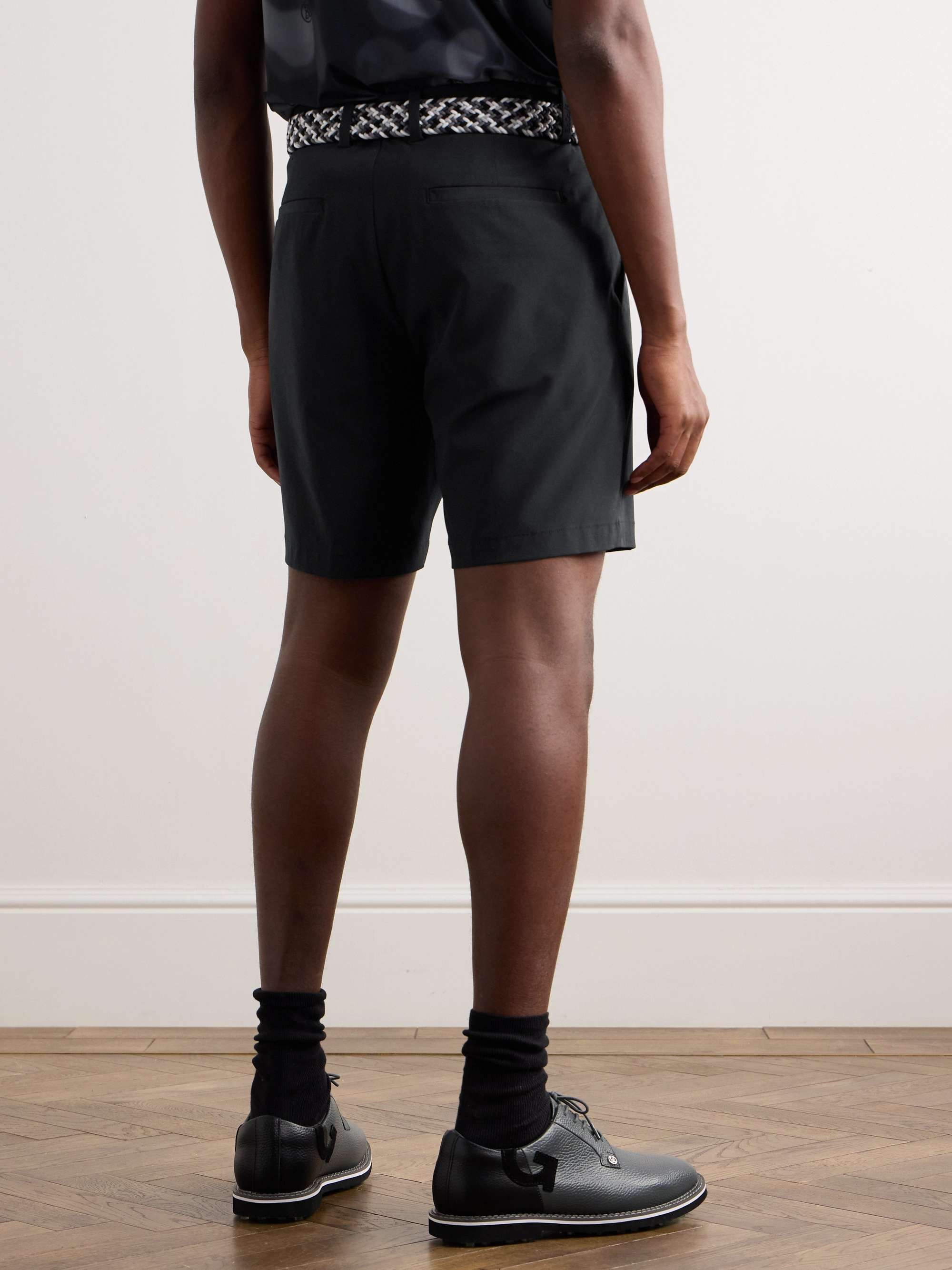 G/FORE Maverick Hybrid Straight-Leg Stretch-Shell Golf Shorts