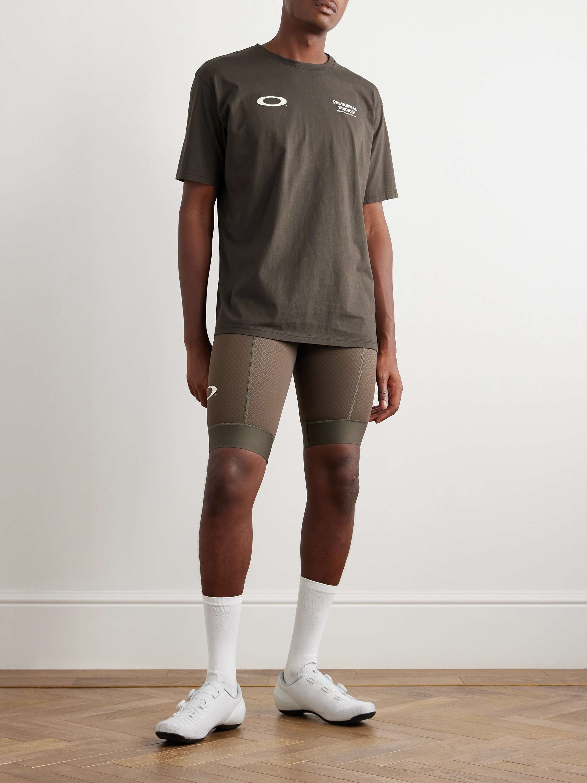 PAS NORMAL STUDIOS + Oakley Off-Race Logo-Print Cotton-Jersey T 