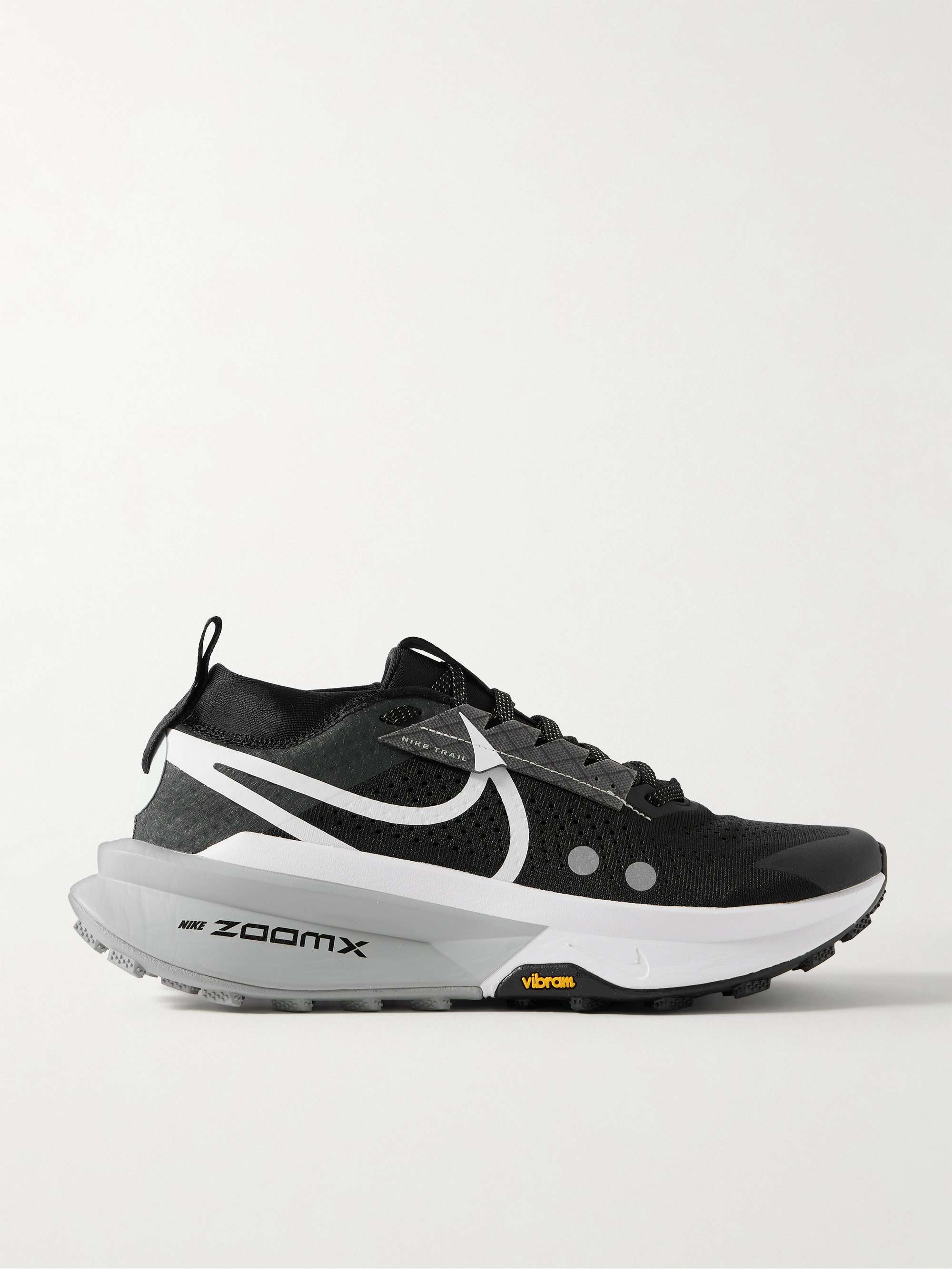 Zegama 2 Stretch Jersey and Rubber Trimmed Mesh Trail Running Sneakers
