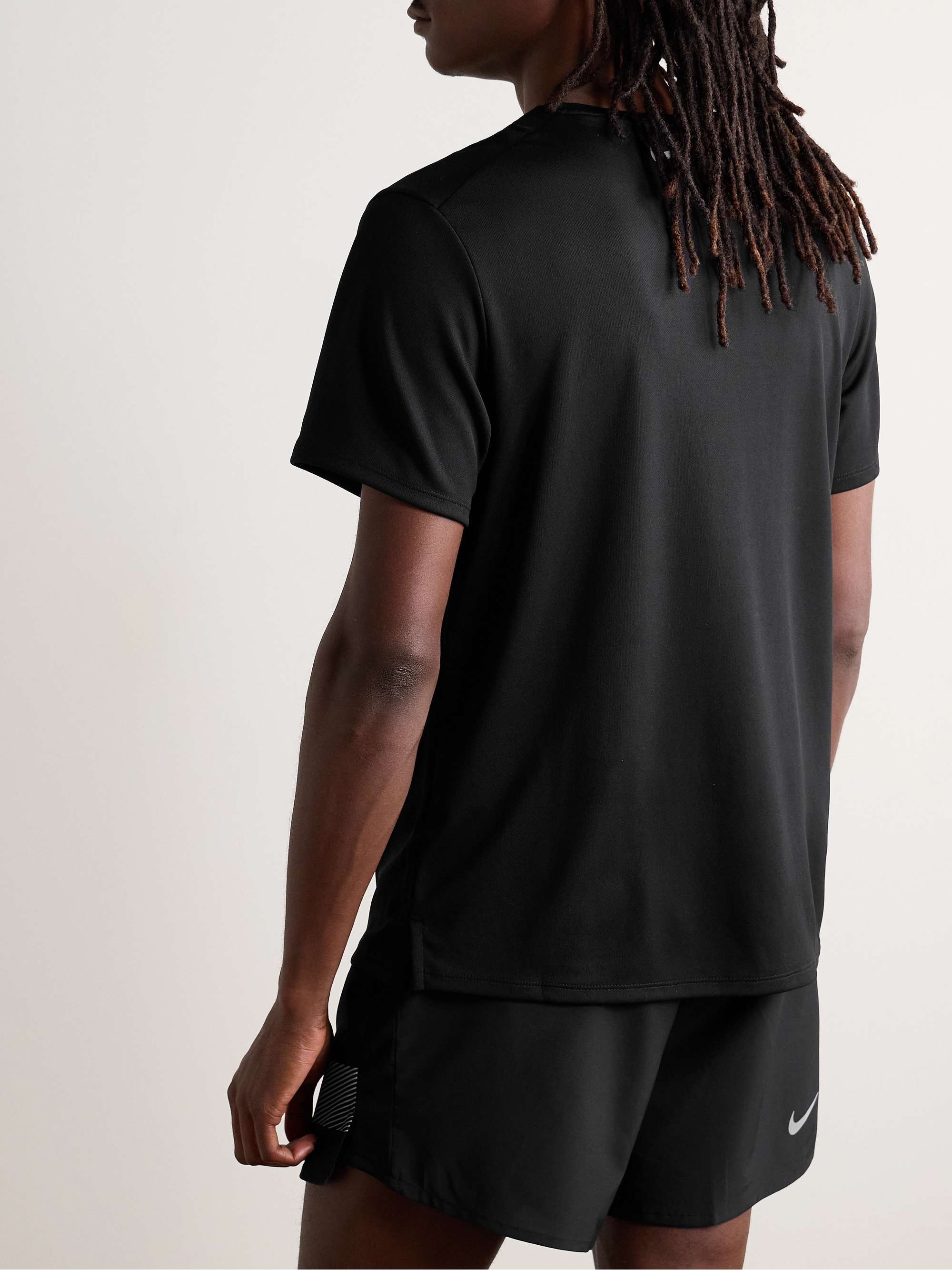 Running miler flash t-shirt in black new arrivals