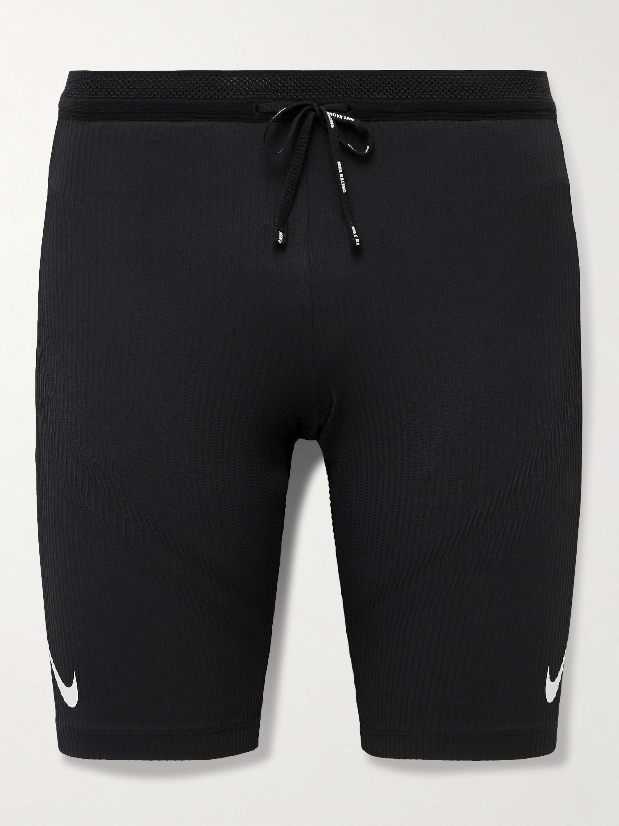 Men's Nike AeroSwift Short - Black/Summit White – Gazelle Sports