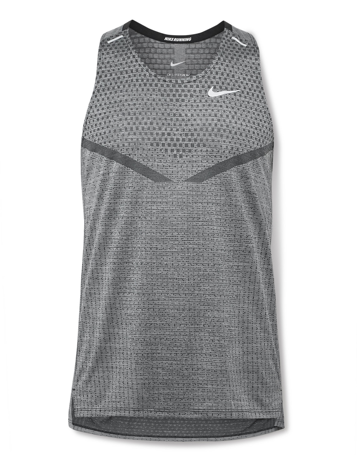 Shop Nike Ultra Slim-fit Dri-fit Adv Techknit Tank Top In Gray