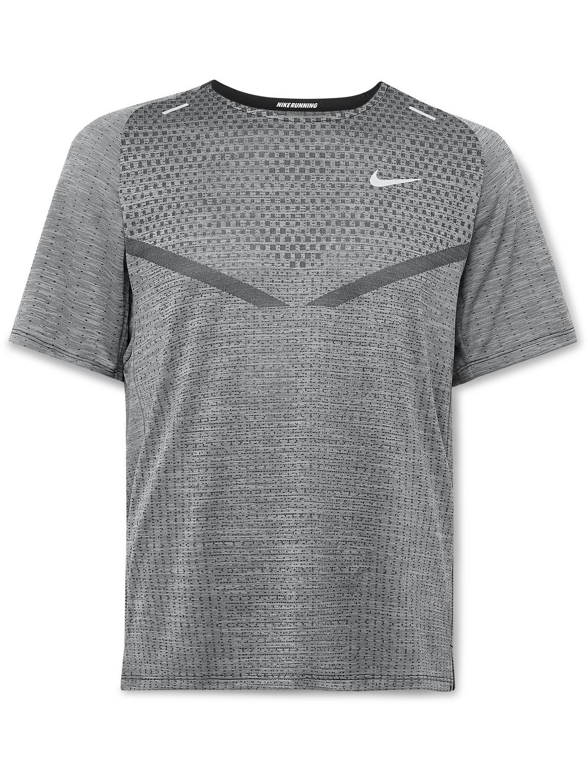Nike Slim-fit Dri-fit Adv Techknit T-shirt In Gray