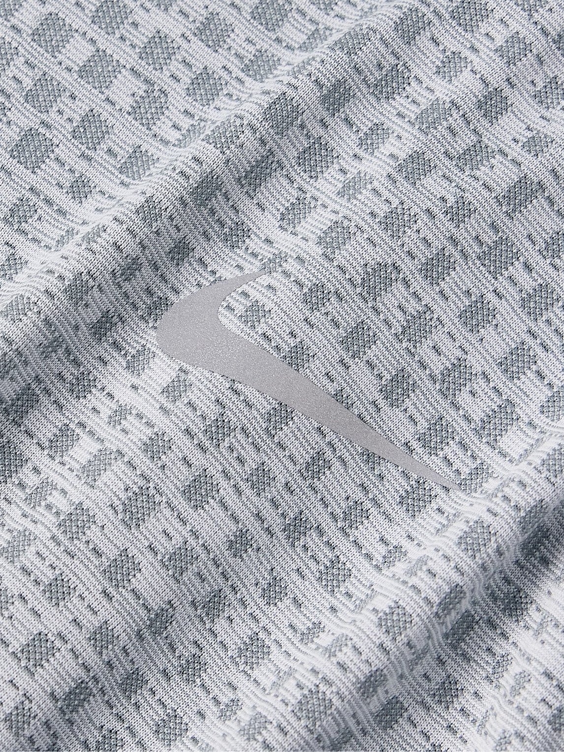 Shop Nike Slim-fit Dri-fit Adv Techknit T-shirt In Gray