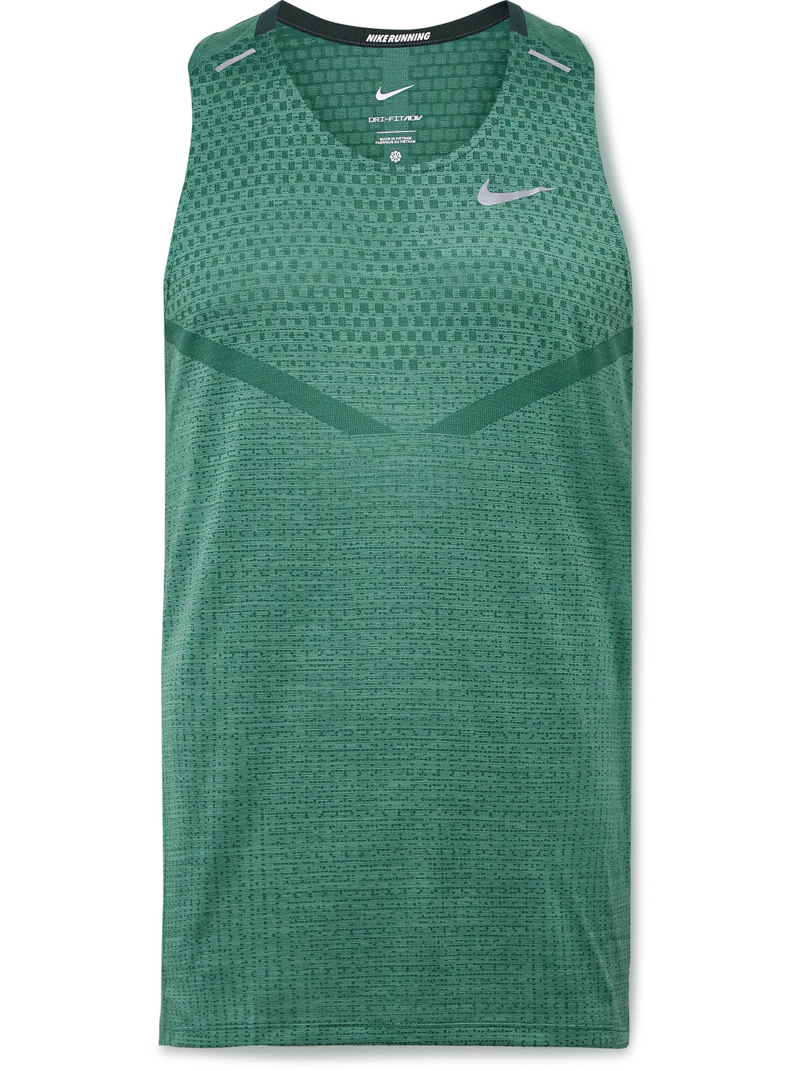 Nike Ultra Slim-fit Dri-fit Adv Techknit Tank Top In Green